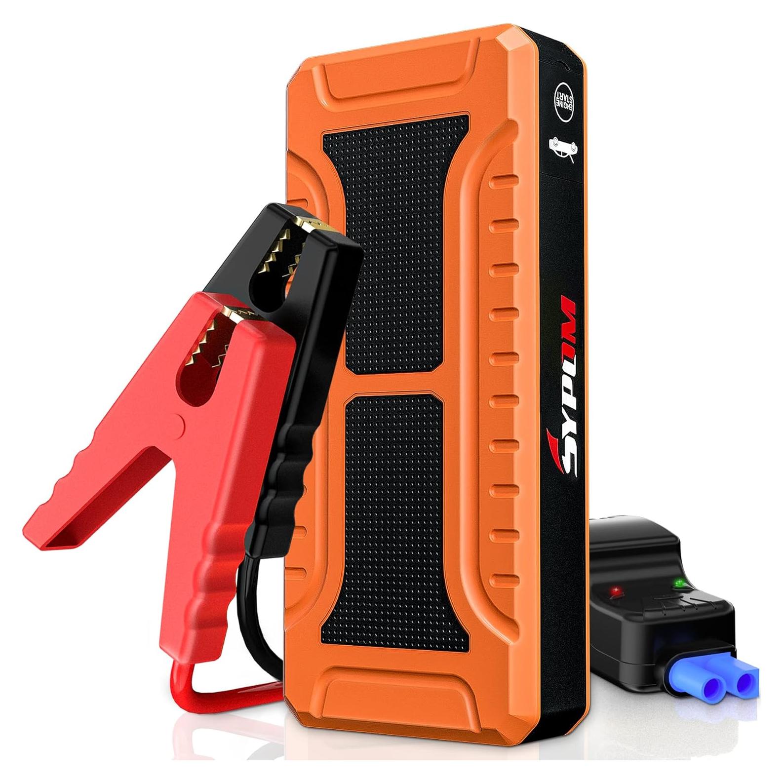 Arrancador de Salto SYPOM 4000A 12V Portátil con USB y LED