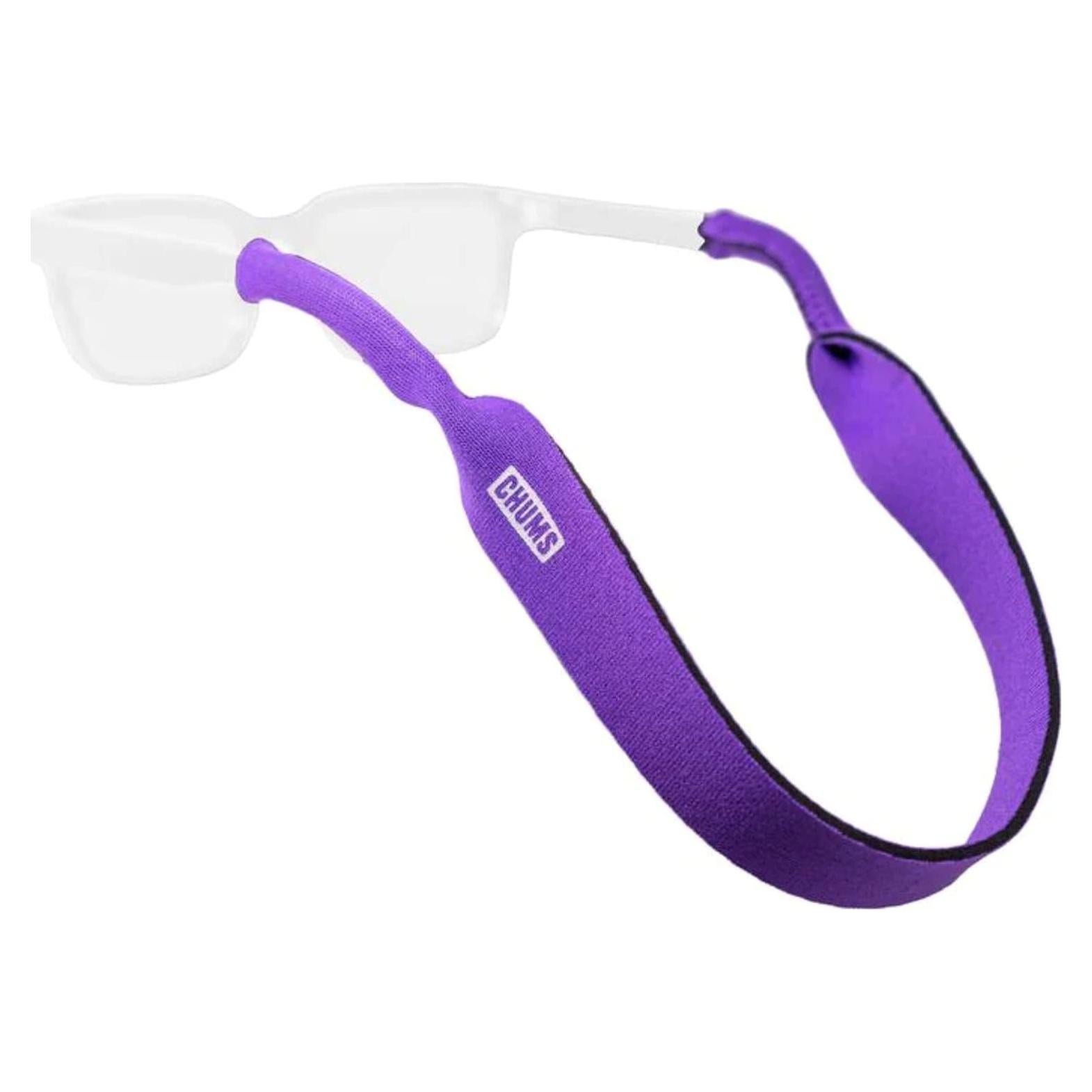 Retenedor de Gafas Chums Neopreno Grande Flotante Púrpura