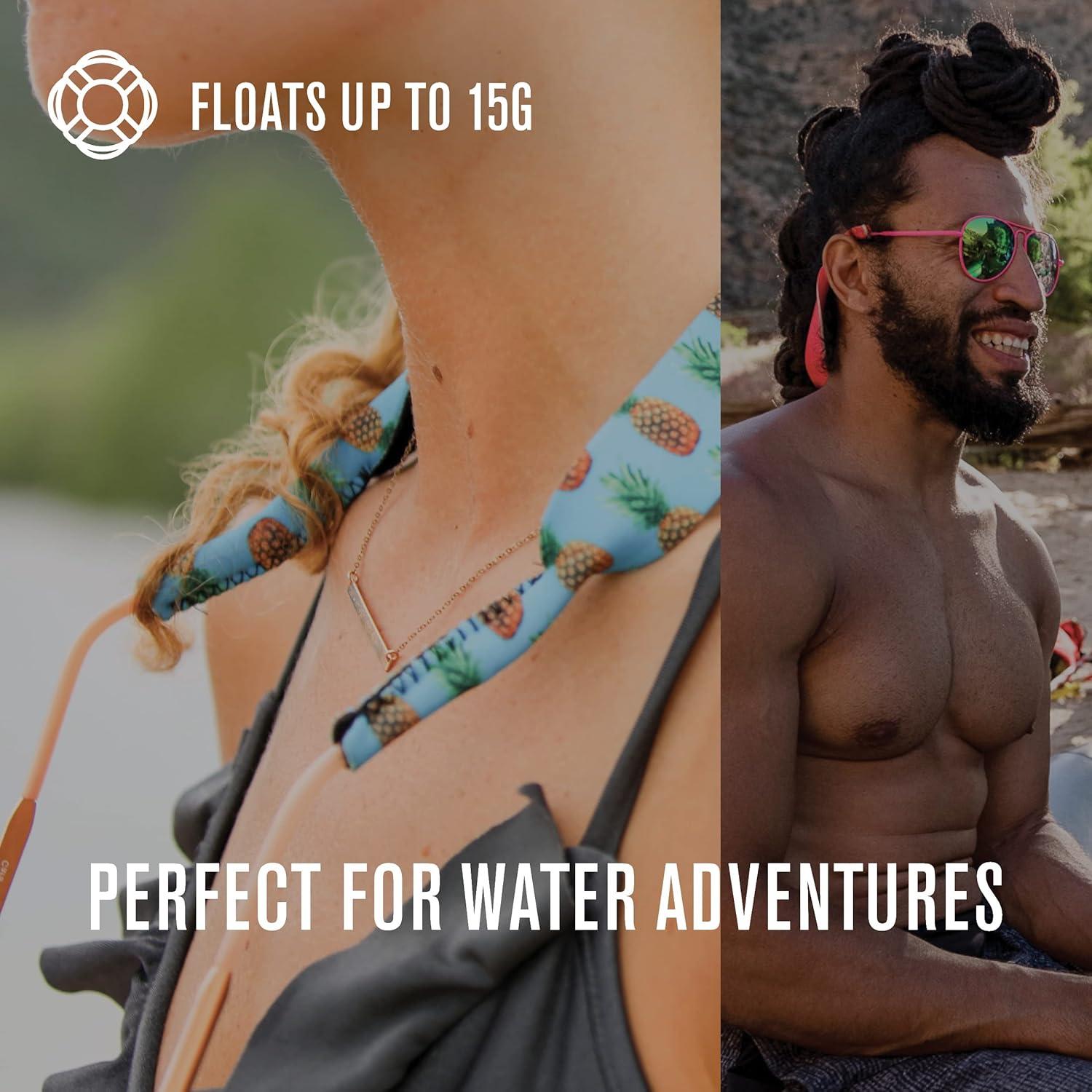 Retenedor de Gafas Chums Neopreno Grande Flotante Púrpura