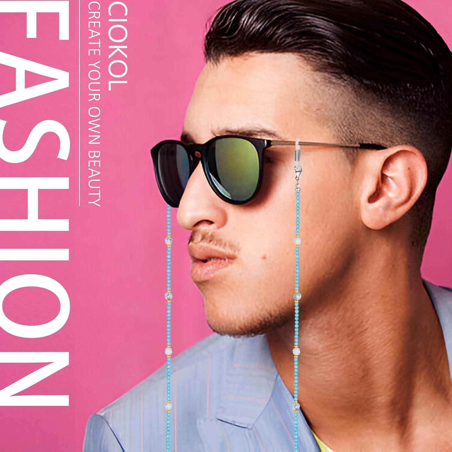 Cadena de Gafas Harmony - Soporte de Piedra Natural 78.74 cm