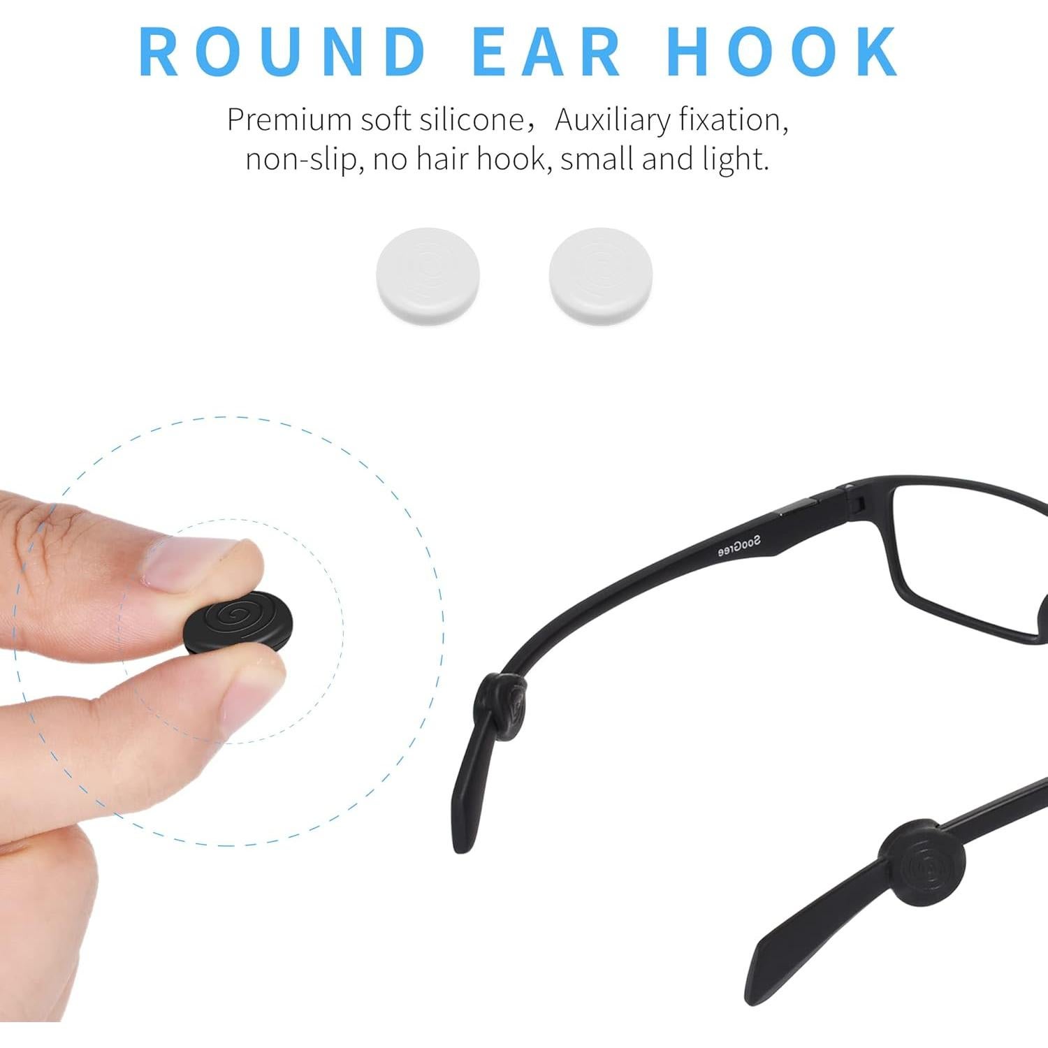 12 Correas de Gafas de Silicona para Niños y Adultos