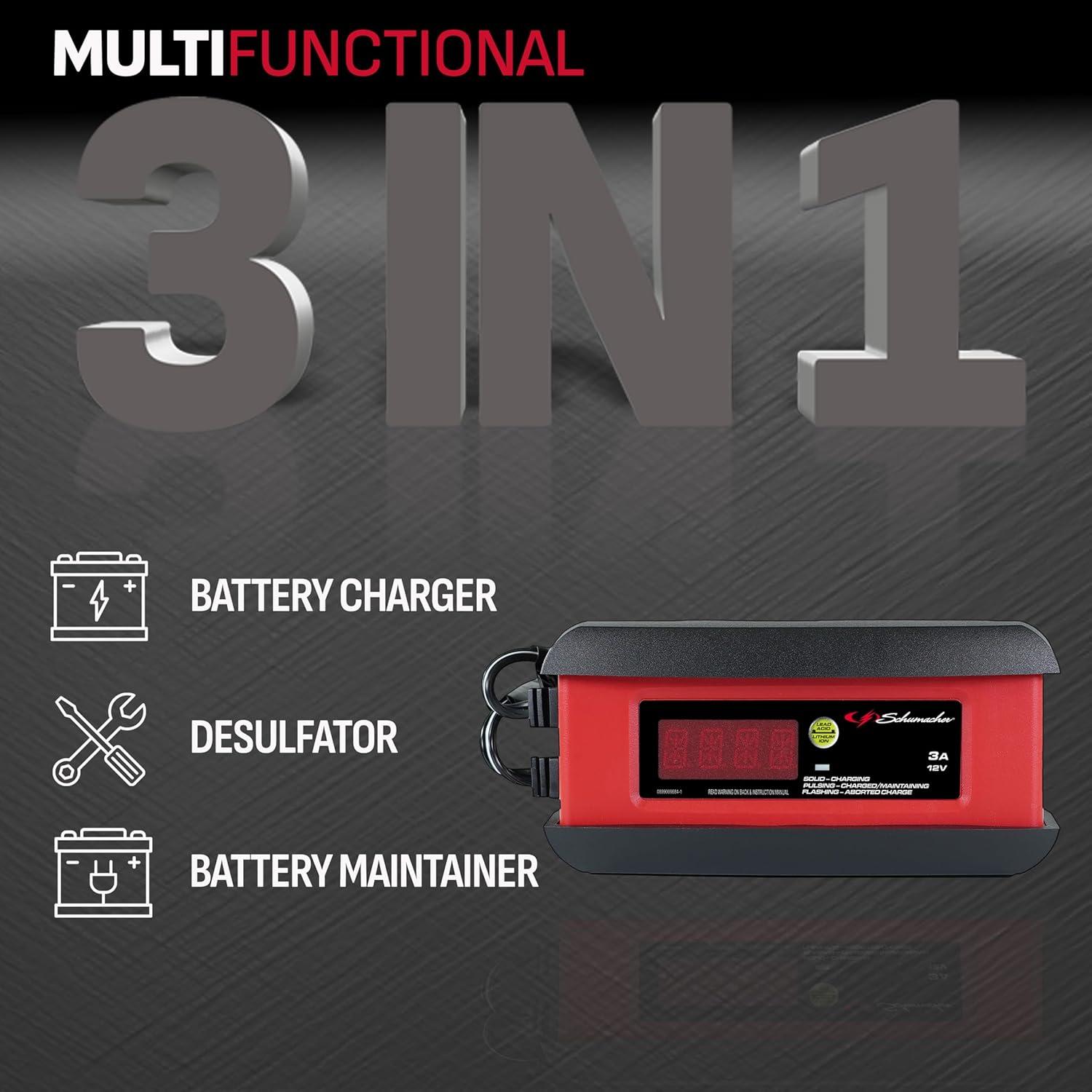 Cargador Schumacher Electric SP1297 3A 12V Automático