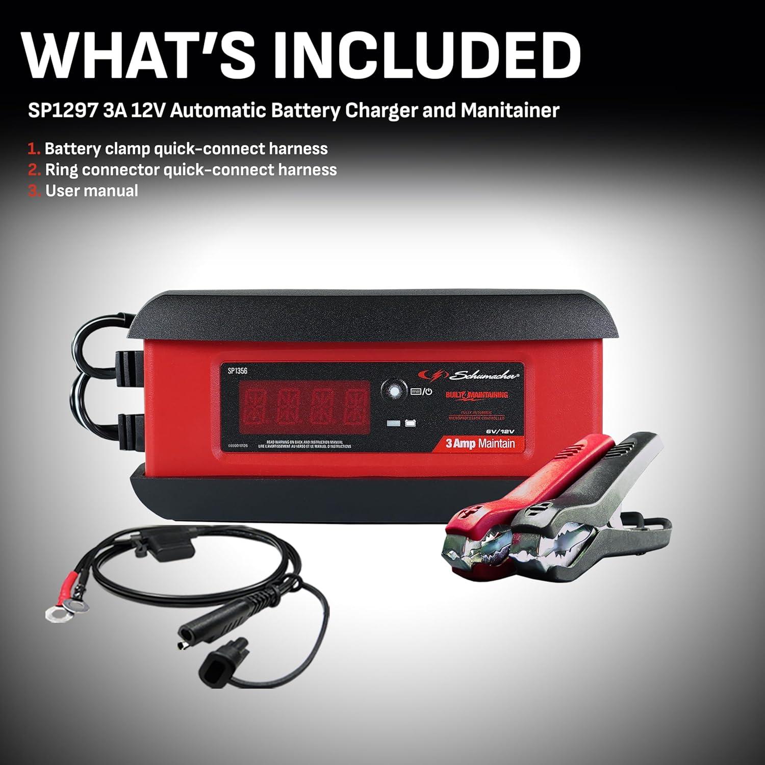 Cargador Schumacher Electric SP1297 3A 12V Automático