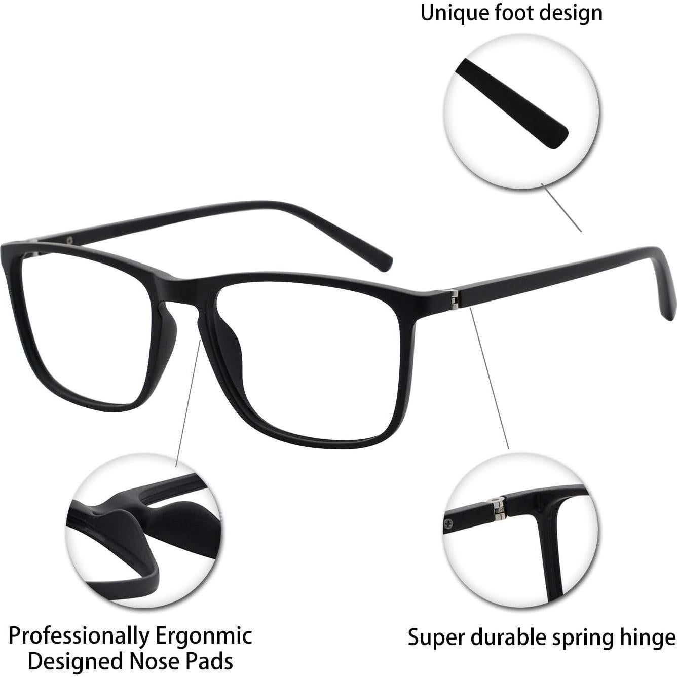 Gafas de Lectura Rectangulares OCCI CHIARI para Hombre 1.0x-3.5x