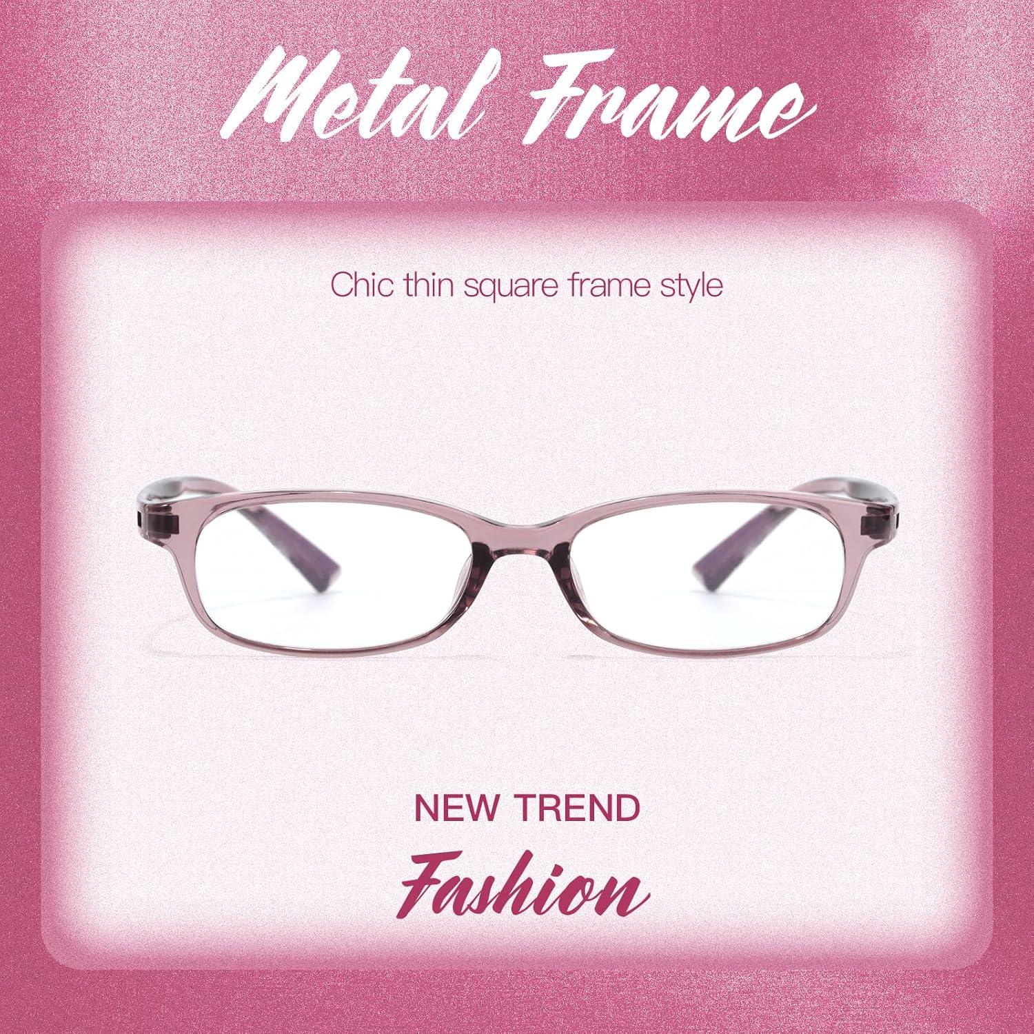 Gafas Rectangulares Y2K Anti-Luz Azul para Cosplay