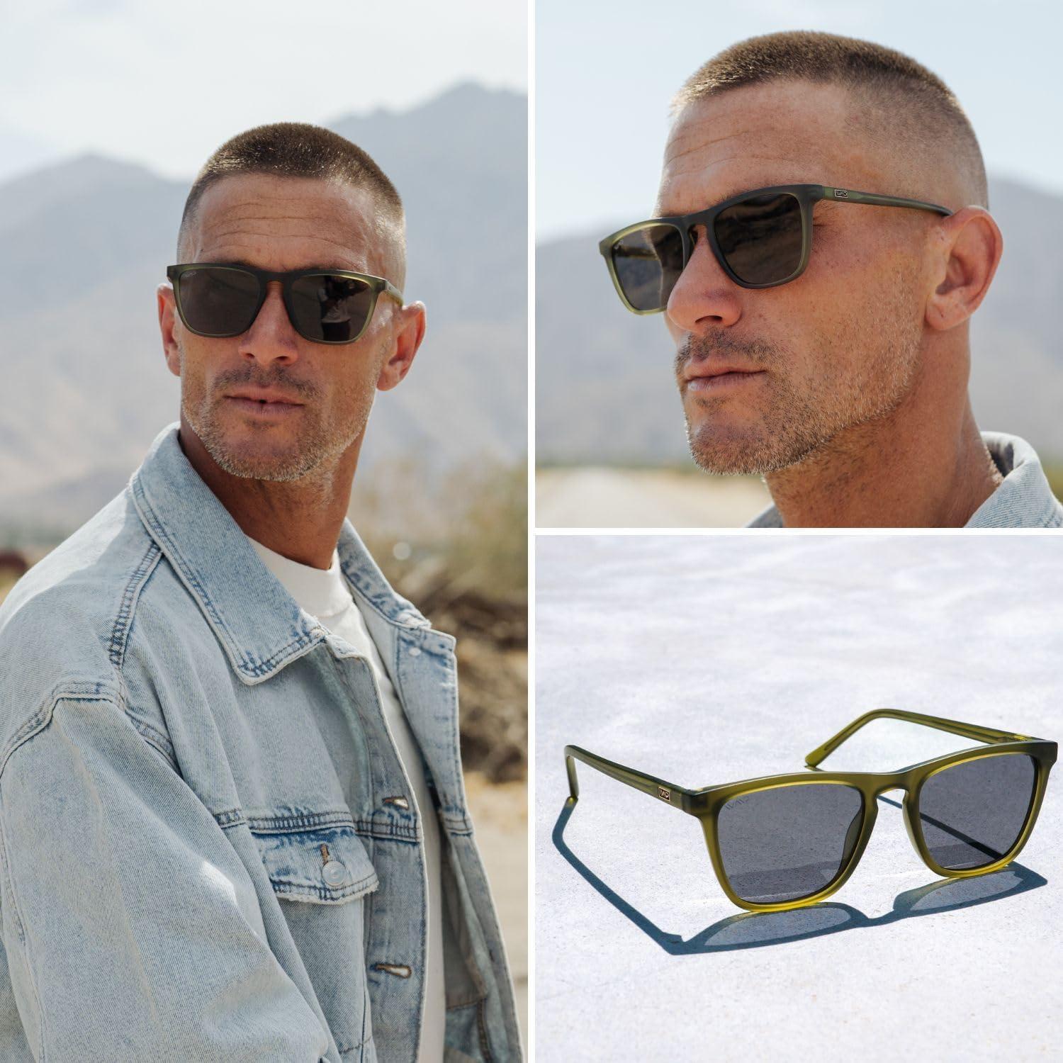 Gafas de Sol WMP Pro Cuadradas Polarizadas para Hombres