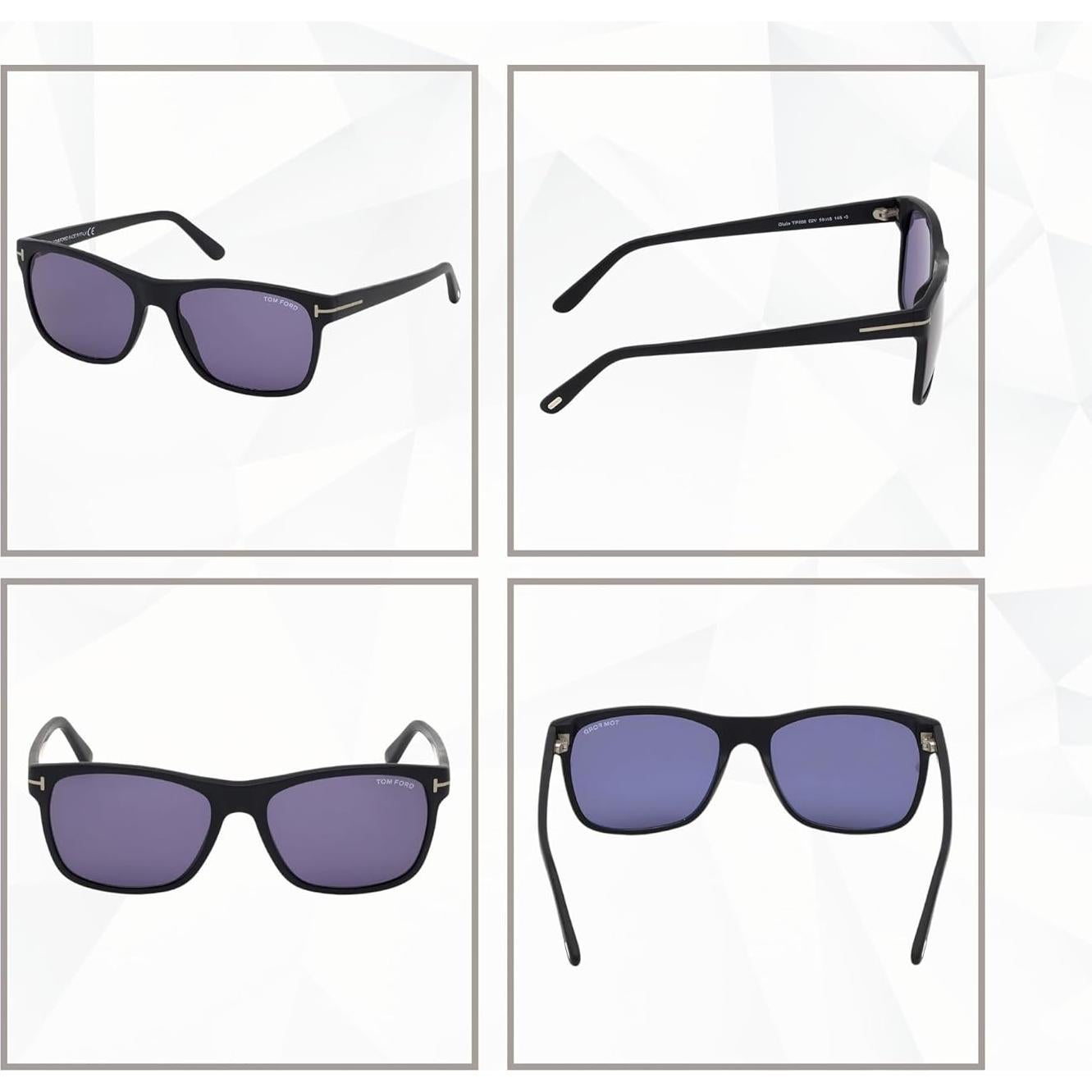 Gafas de sol cuadradas Tom Ford FT0698 Giulio + Kit iWear