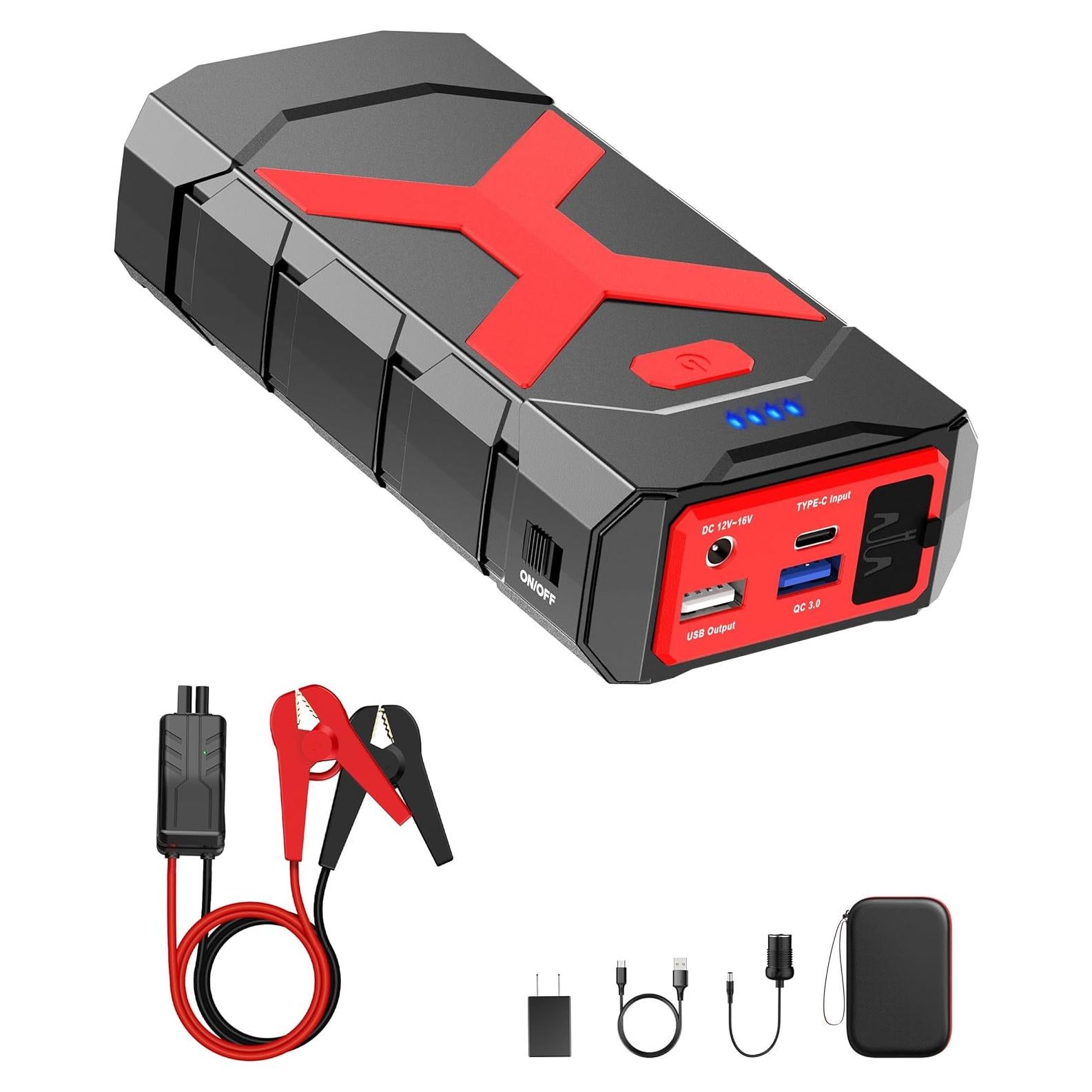 Arrancador de Batería BooKoo A9 2000A 12V Portátil