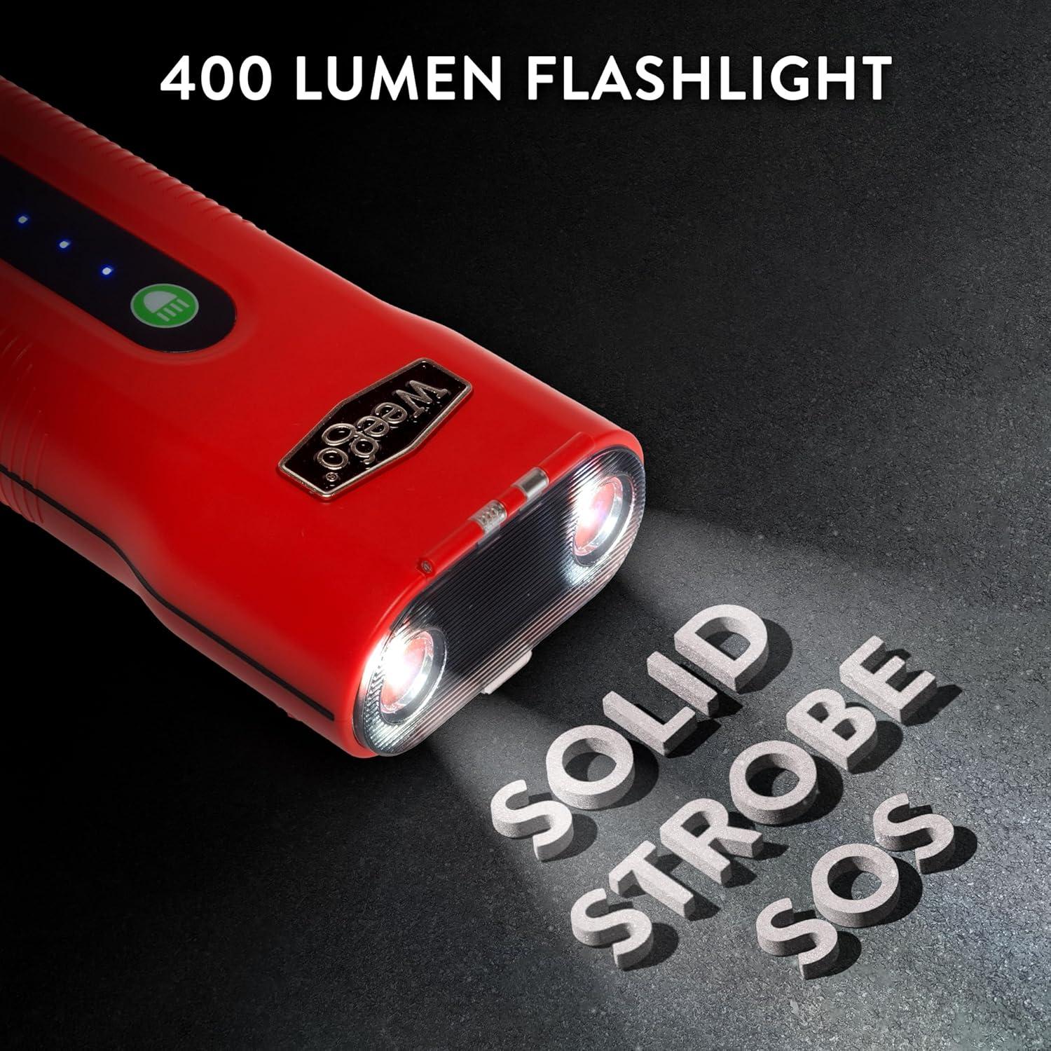 Arrancador Weego N70 12V 2500A Pico 700A Gasolina/Diesel