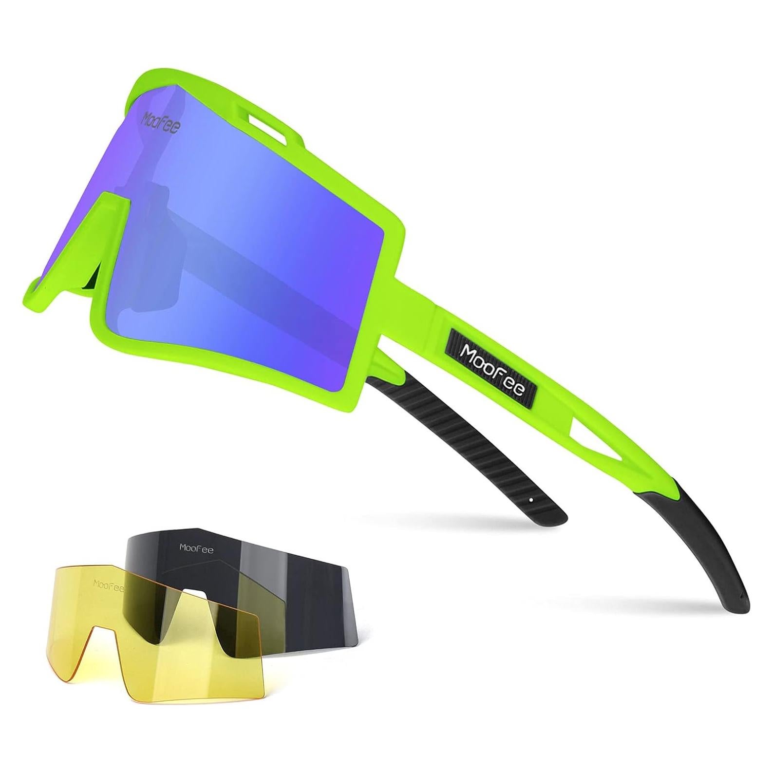 Gafas de Ciclismo Polarizadas Moofee con Lentes Intercambiables