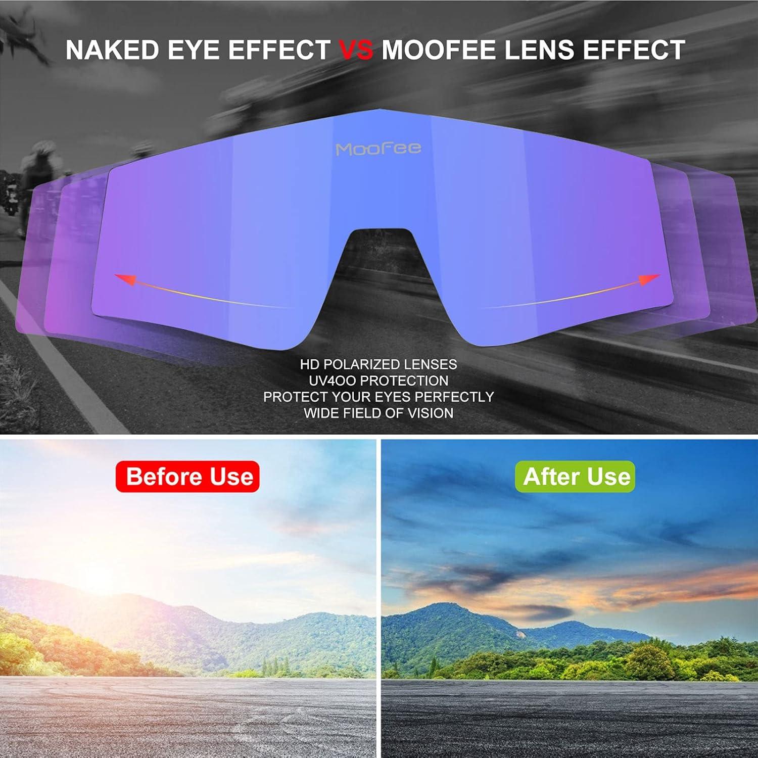 Gafas de Ciclismo Polarizadas Moofee con Lentes Intercambiables