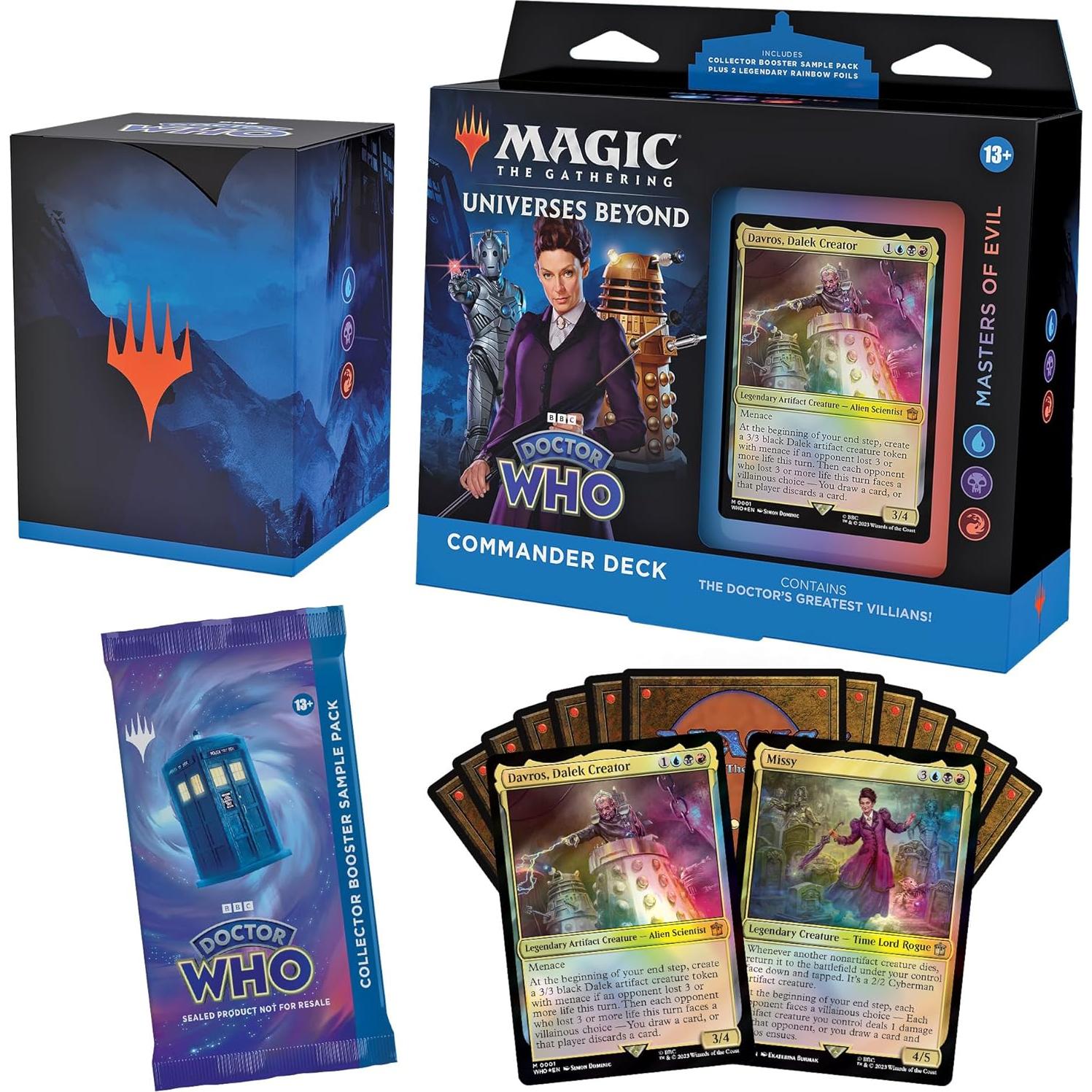 Mazos de Comandante Magic: The Gathering Doctor Who - 4 Mazos