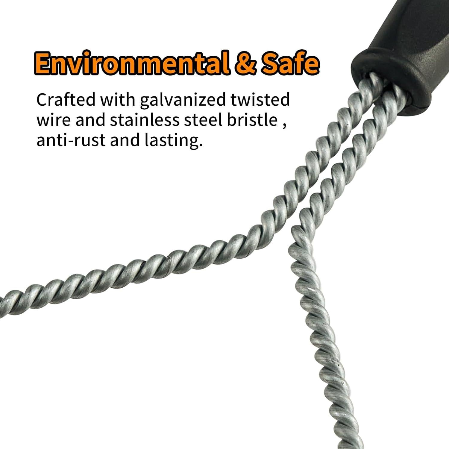 Cepillo de Parrilla Jekero 27.94 cm Acero Inoxidable 360°