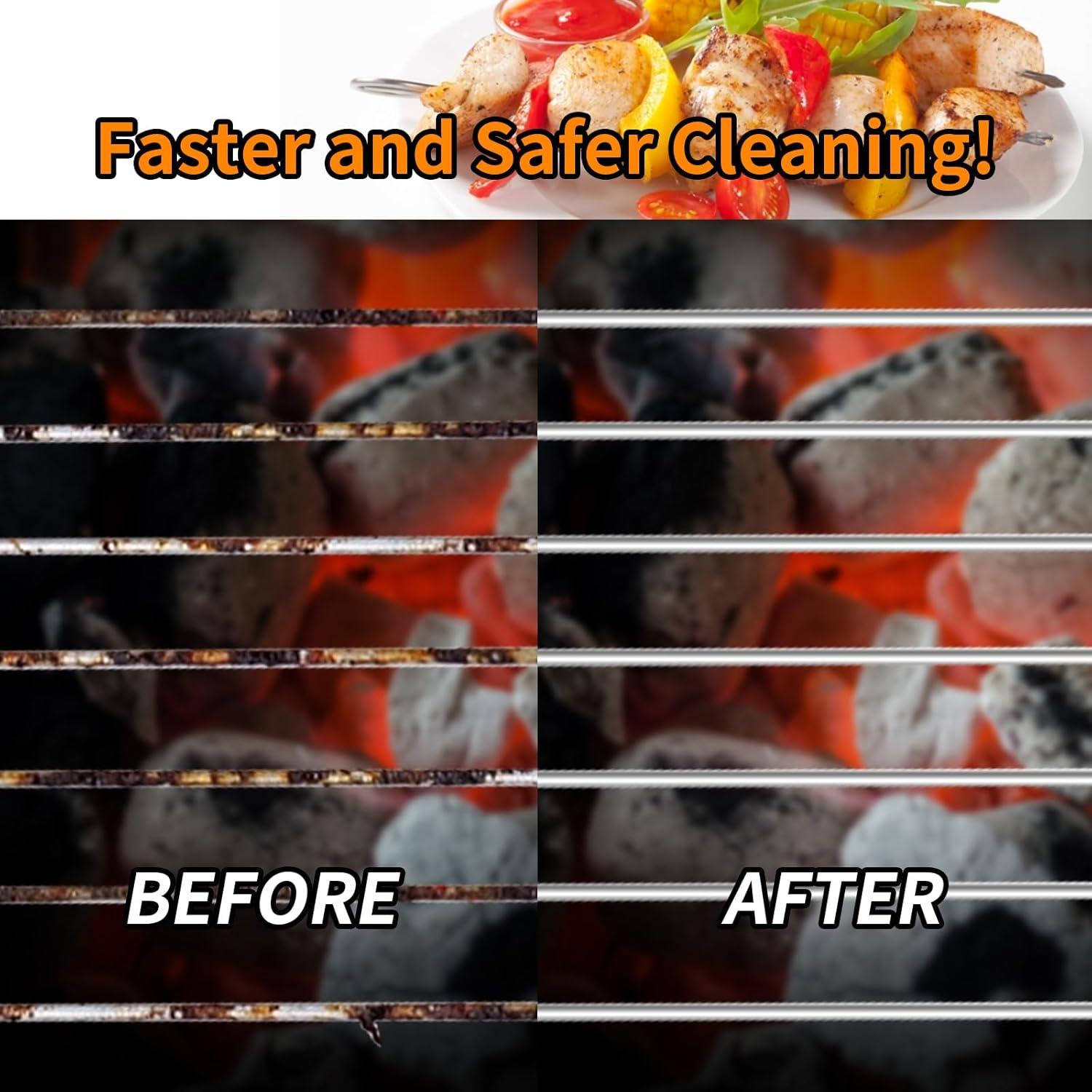 Cepillo de Parrilla Jekero 27.94 cm Acero Inoxidable 360°