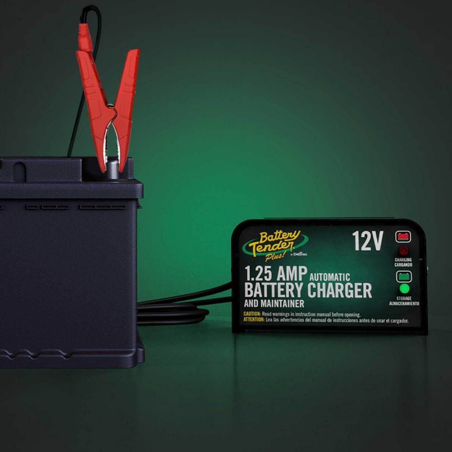 Cargador Mantenedor Battery Tender 12V 1.25A Automóviles