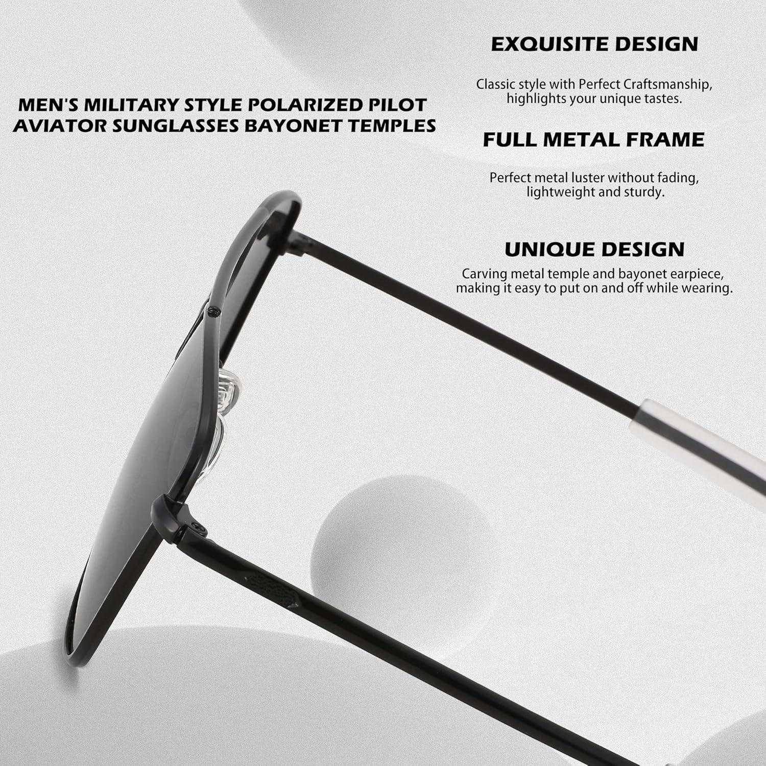 Gafas de sol aviador Pro Acme polarizadas para hombres