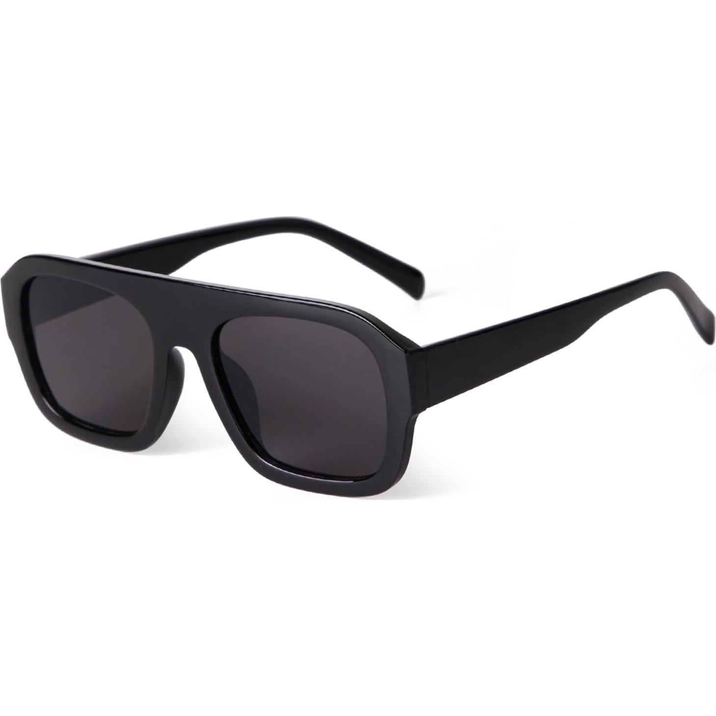 Gafas de sol aviador unisex SDINM negras con protección UV