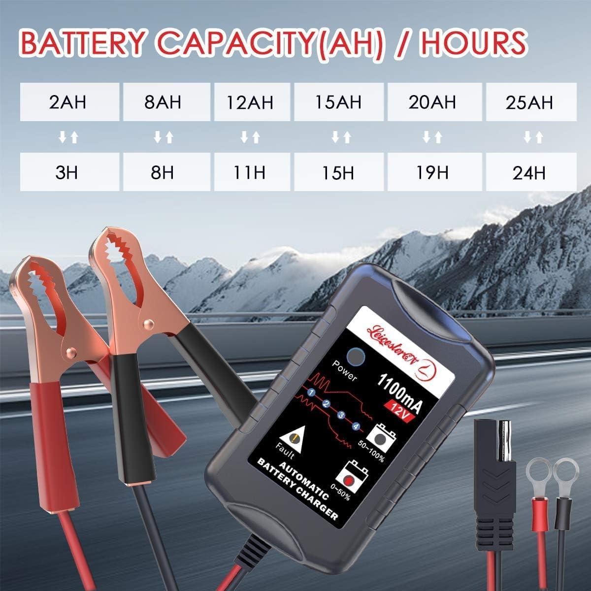 Cargador de Batería LEICESTERCN 12V Inteligente 2 Paquete