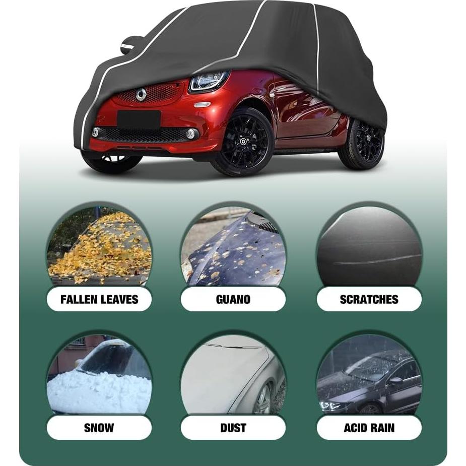 Cubierta de Coche BERKSYDE para Smart Fortwo 2007-2022