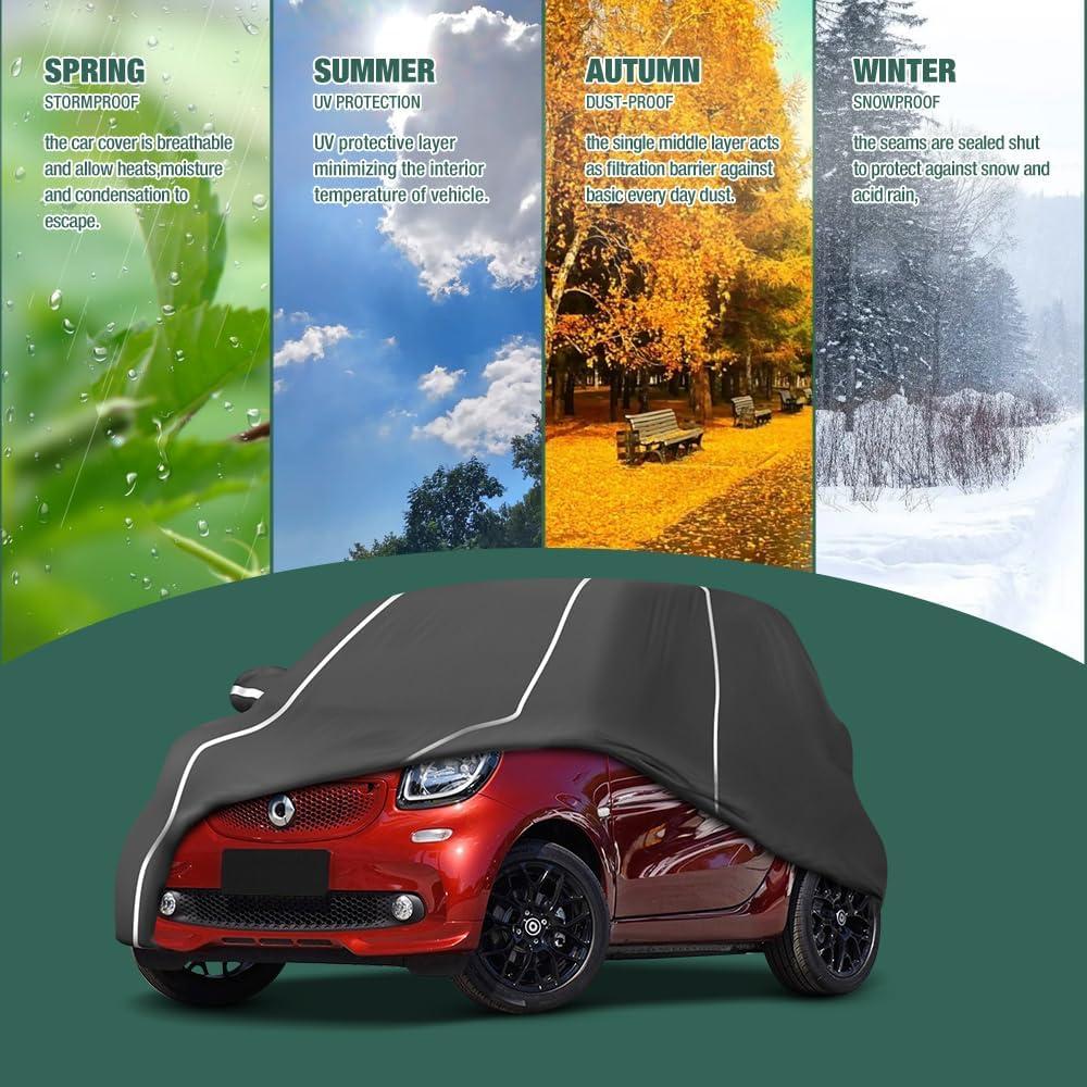 Cubierta de Coche BERKSYDE para Smart Fortwo 2007-2022