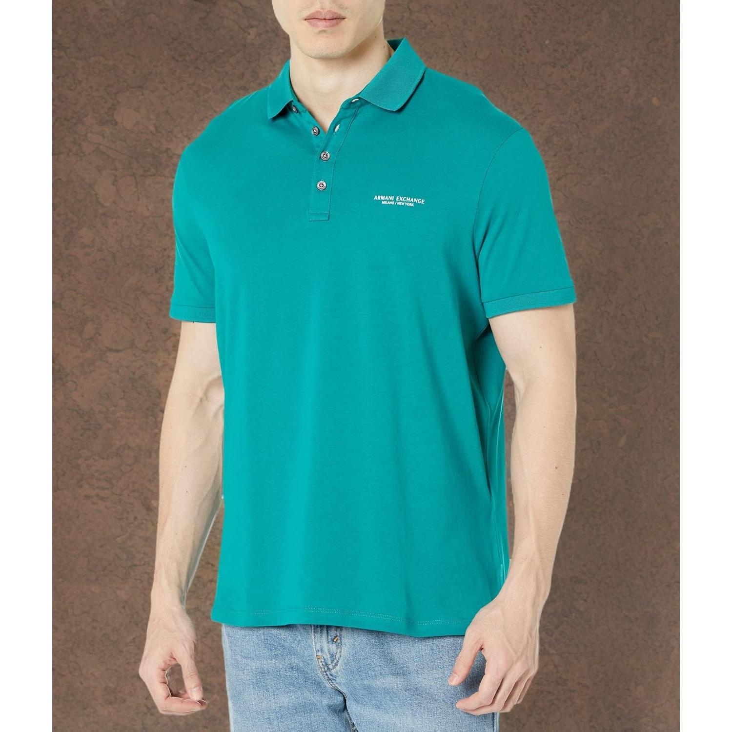 Armani Exchange Men's Milano/New York Jersey Polo