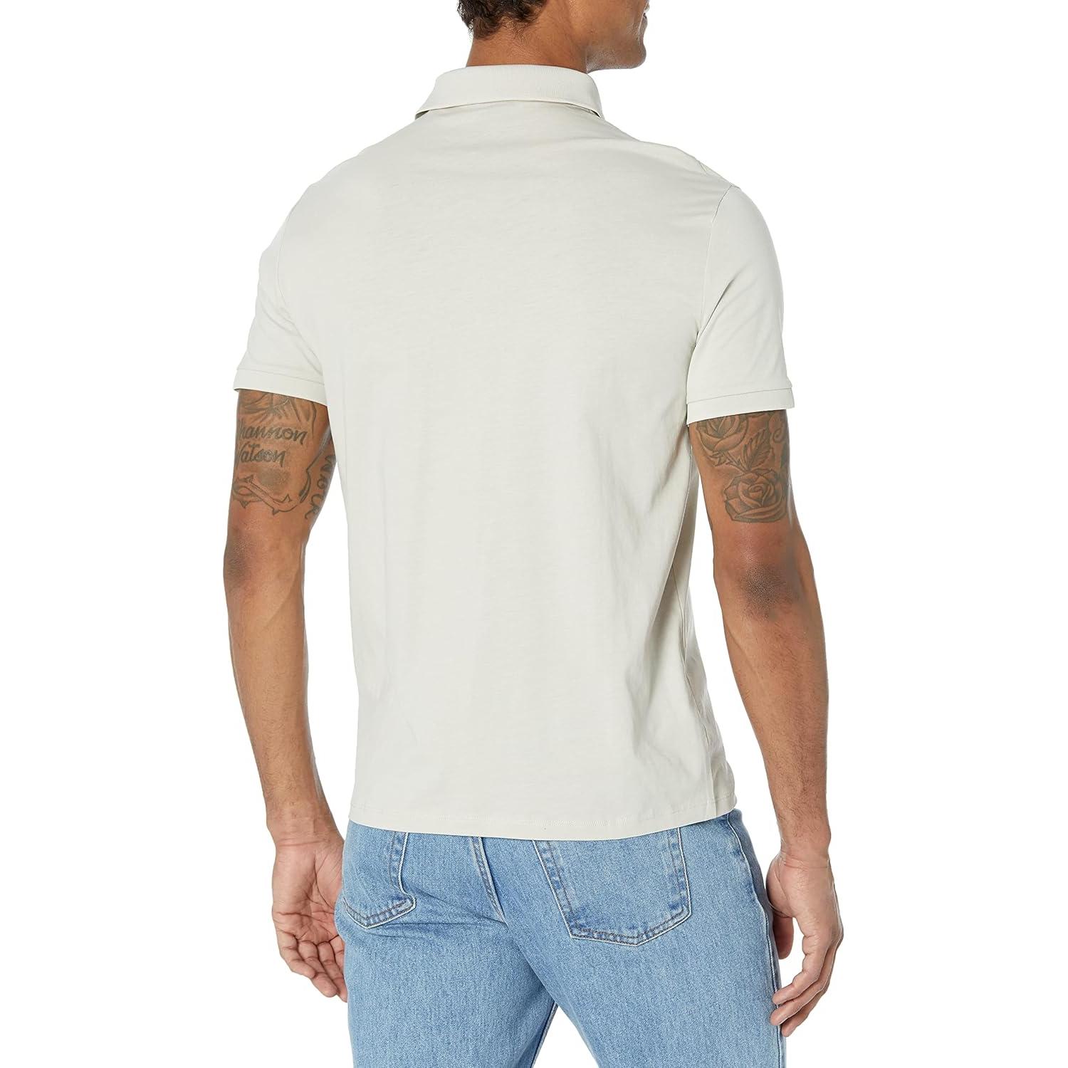 Polo Jersey Armani Exchange Hombre X-Large Pimienta Blanca