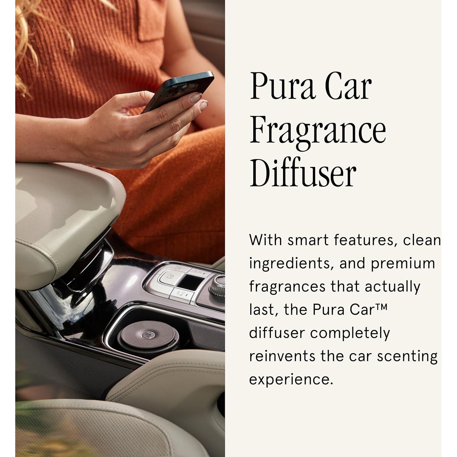 Difusor de Aroma Pura Car - Inteligente para Auto USB-C