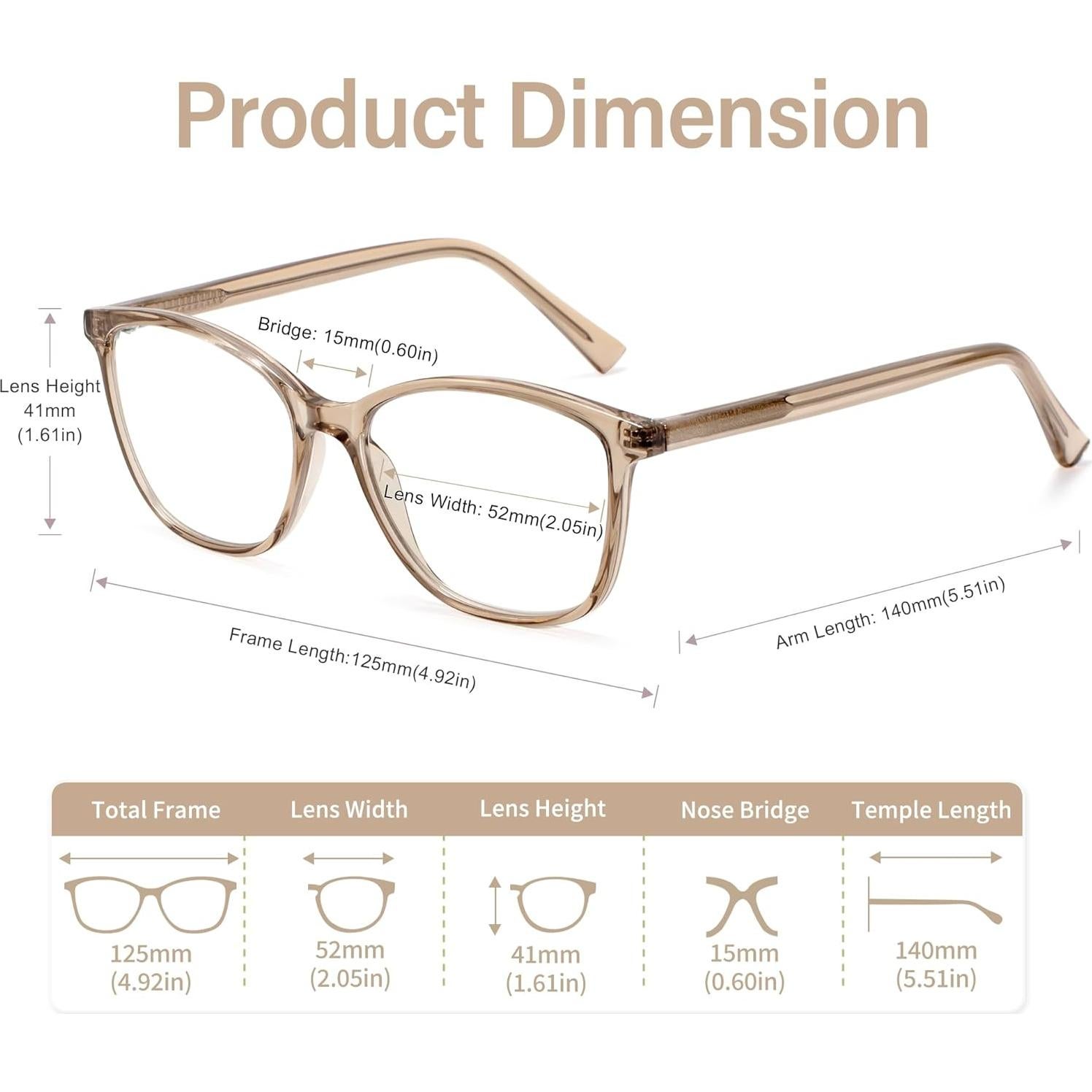 Gafas de lectura TR90 Madison Avenue anti luz azul +2.0