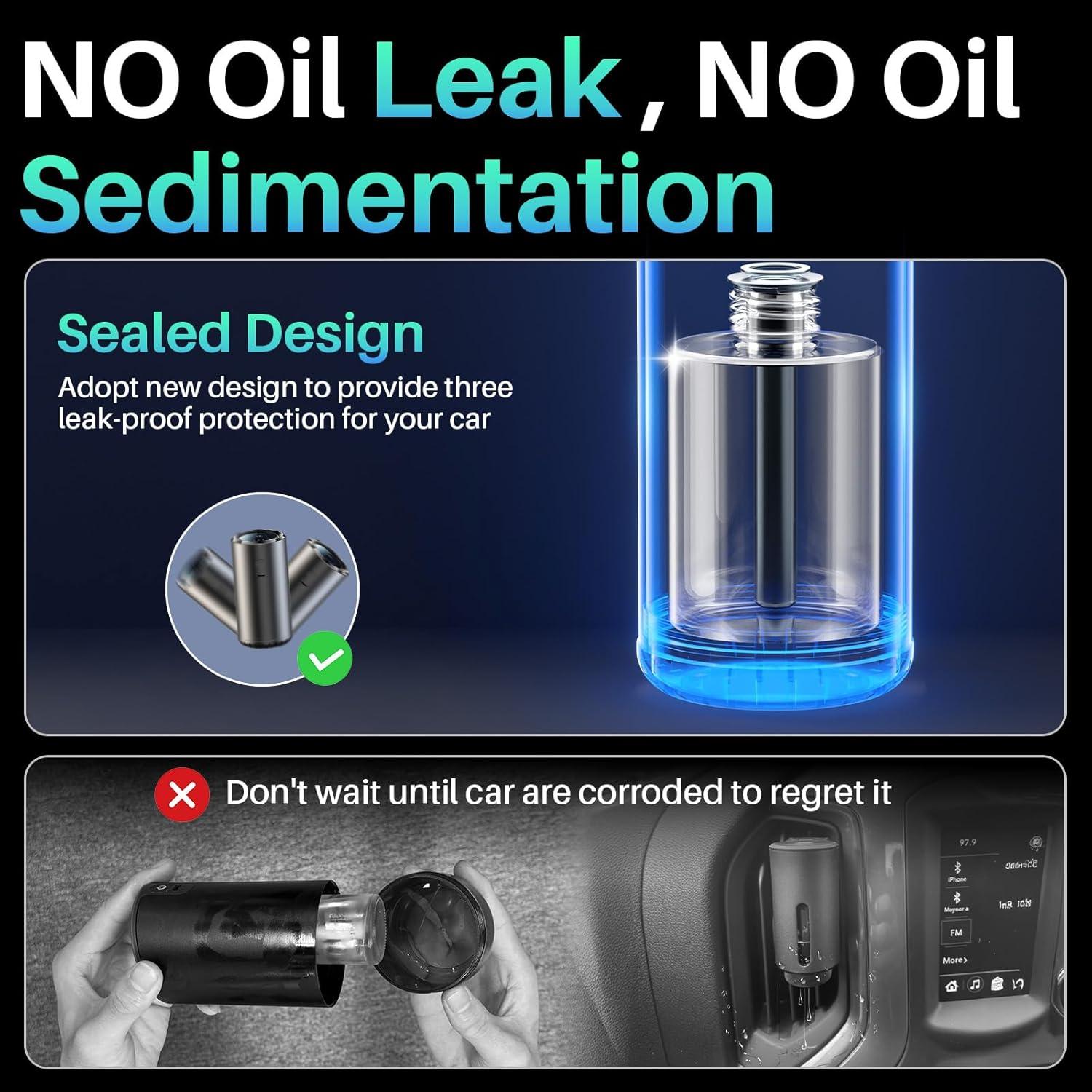 Ambientador de Coche Amor Lyris CO01 100ml Luz RGB 5 Modos