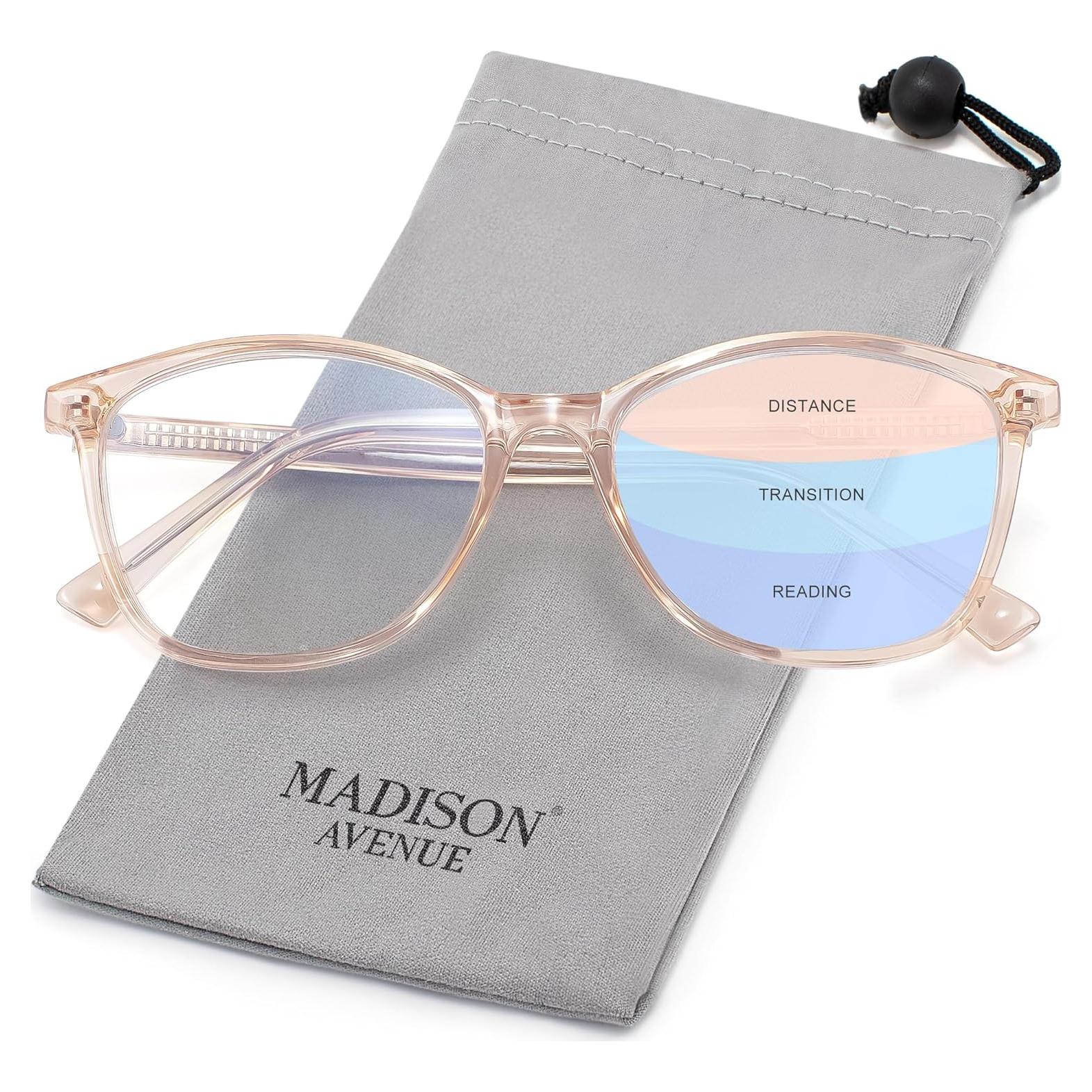 Gafas de lectura progresivas Madison Avenue 1.5 TR90 anti luz azul