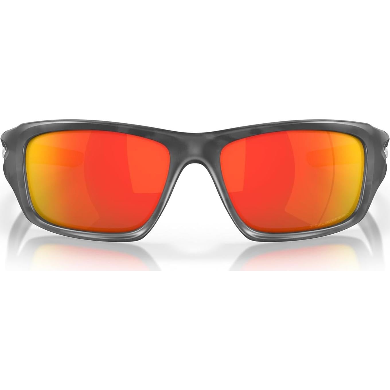 Oakley Man Sunglasses Polished Black Frame, Deep Blue Iridium Polarized Lenses, 60MM