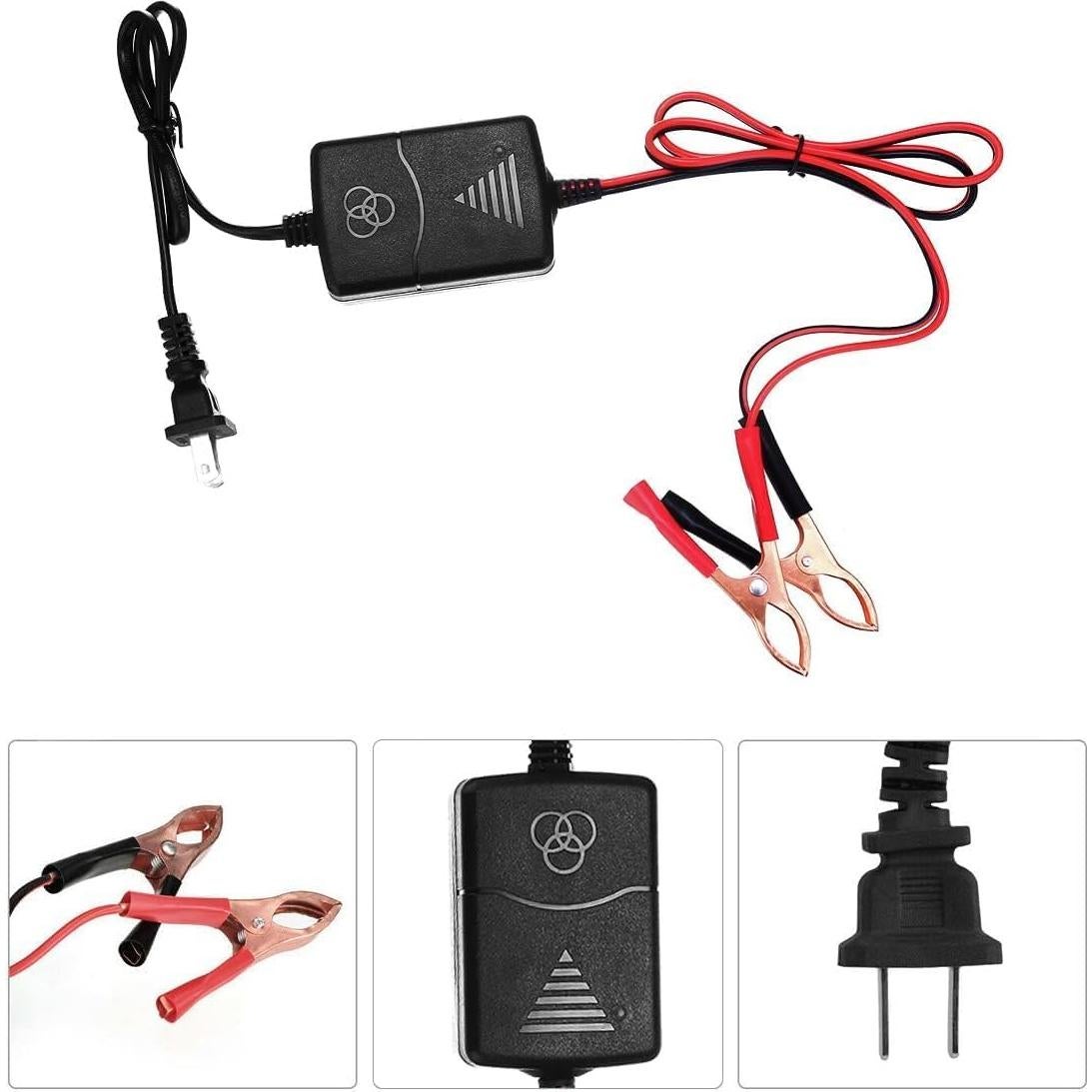 Cargador de Batería 12V 1A Khui-Uah Cargador Inteligente