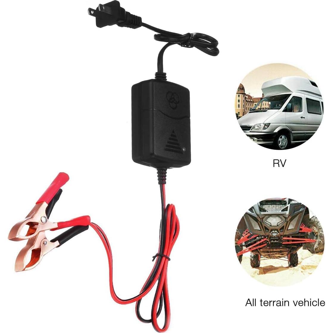 Cargador de Batería 12V 1A Khui-Uah Cargador Inteligente