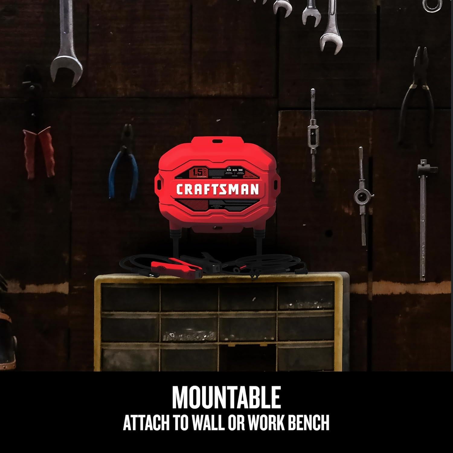 Cargador Mantenedor CRAFTSMAN CMXCESM259 1.5A 6V/12V Automático