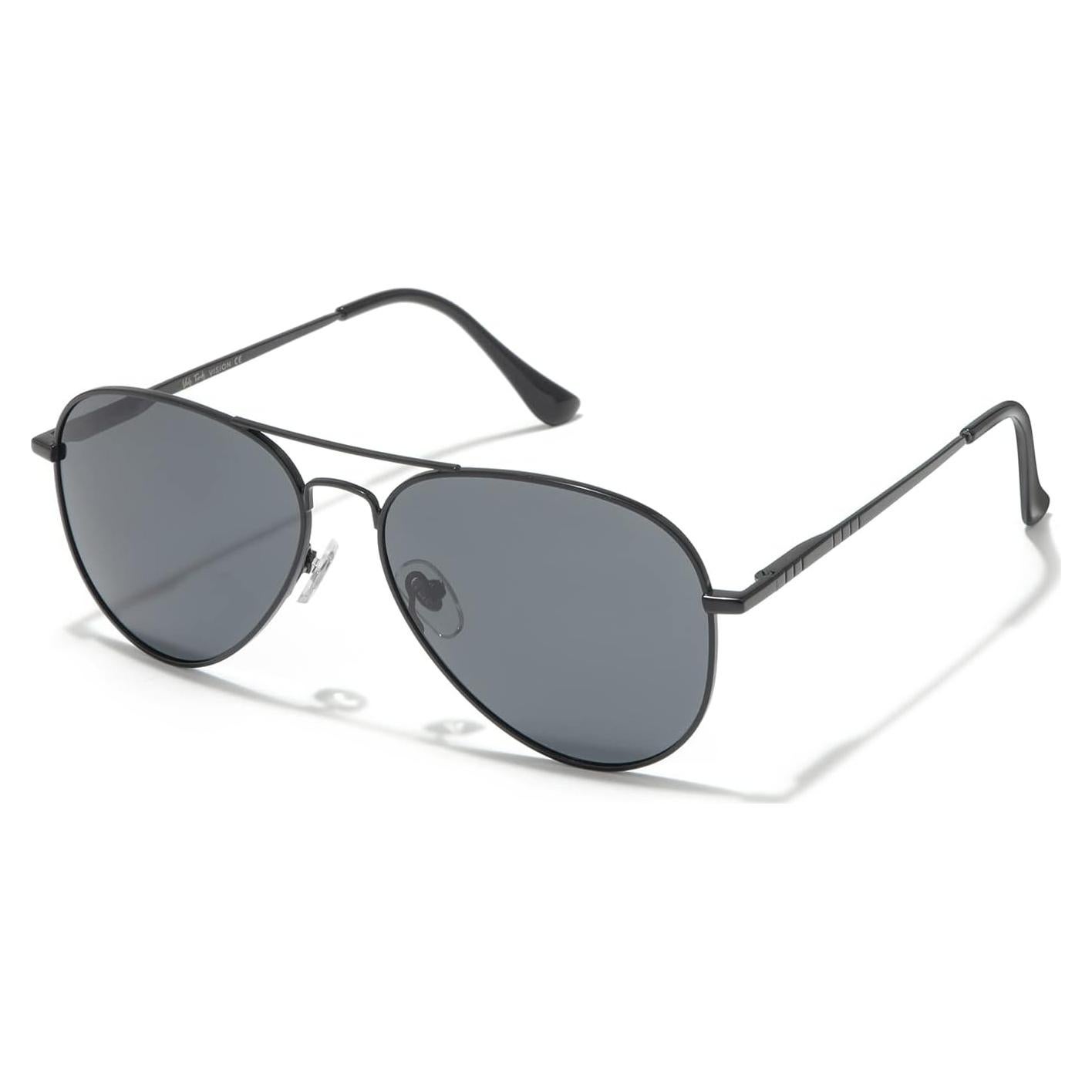 Gafas de Sol Aviador Veda Tinda Vision UV400 Retro Negras