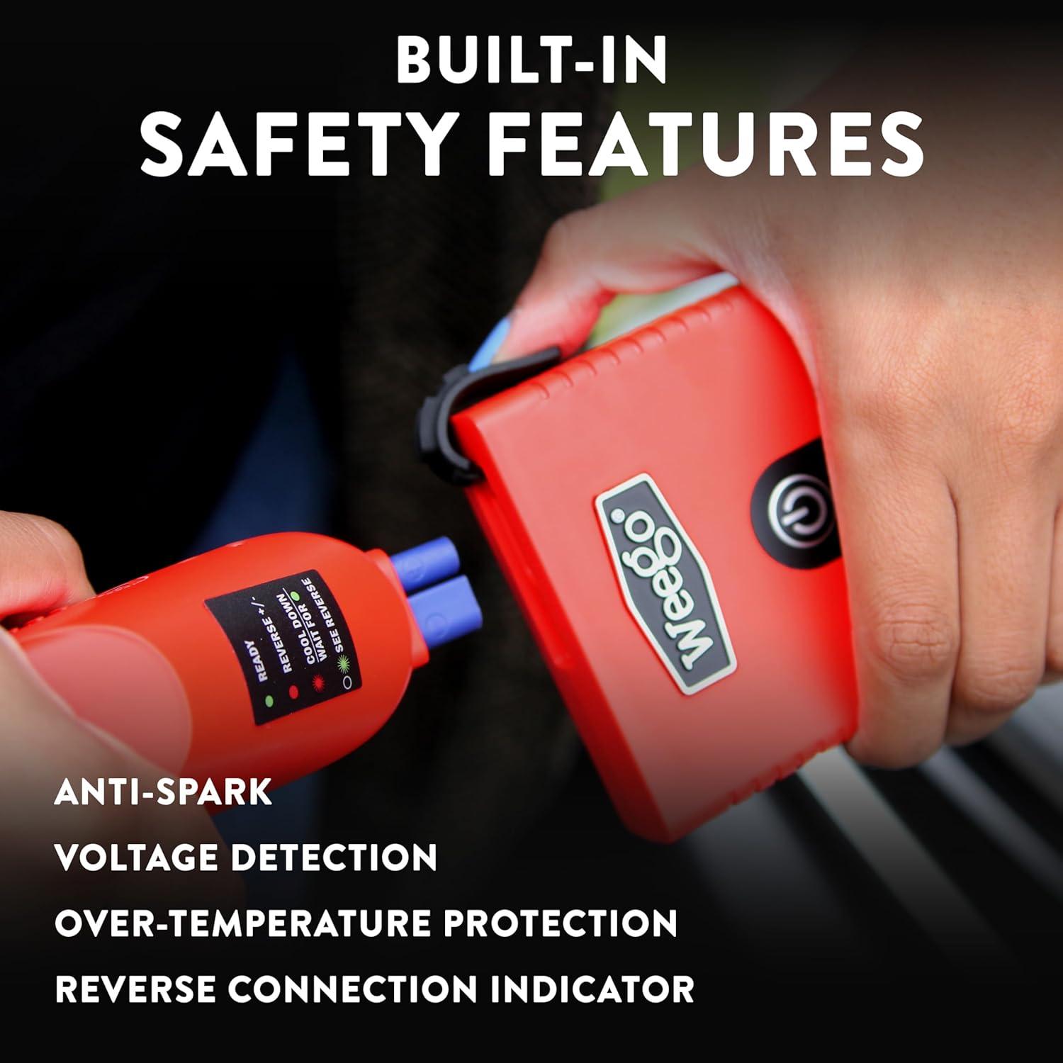 Arrancador Weego N44S 2100A Portátil para Autos y Motos