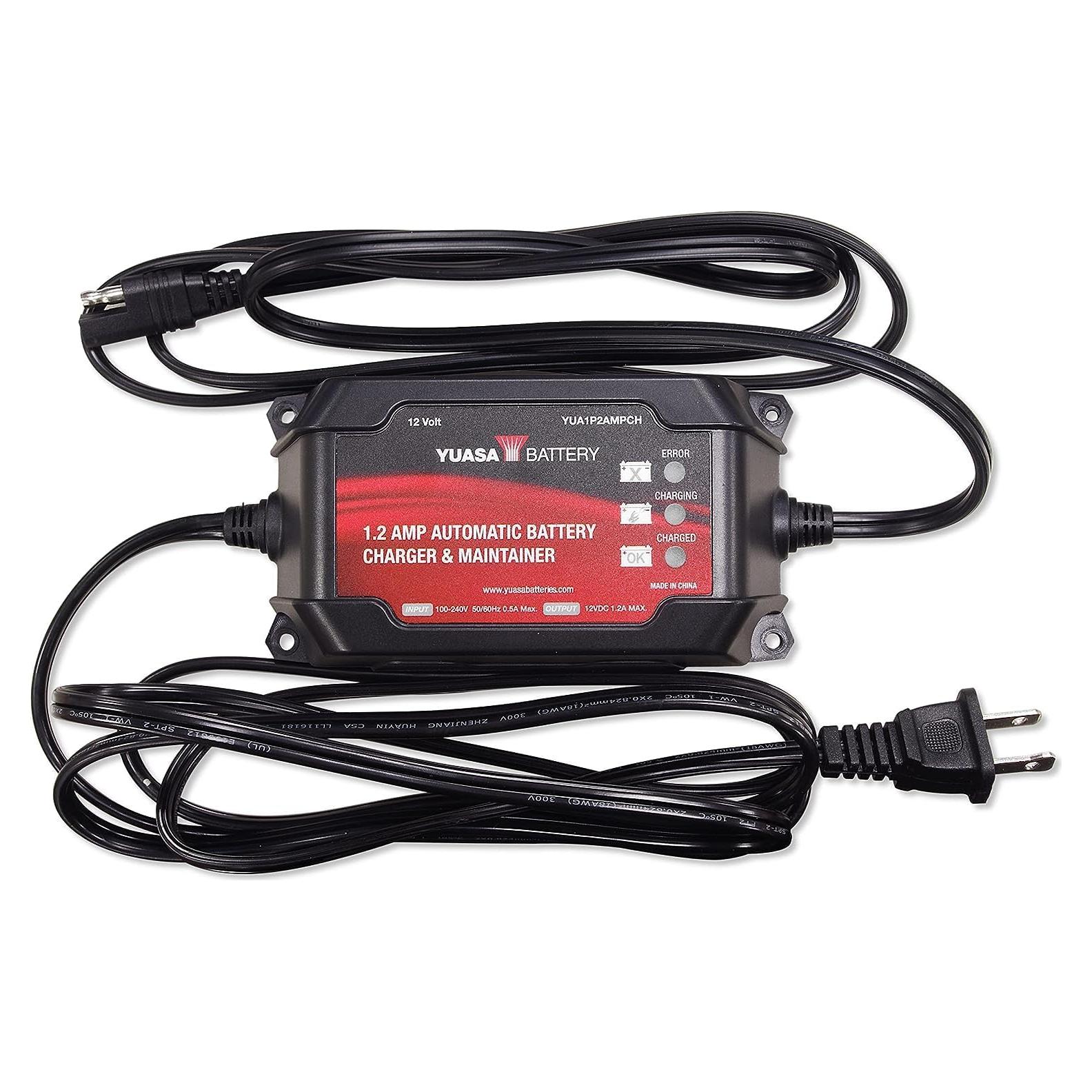 Cargador de Batería Yuasa YUA1AMPCH 12V 1A 3 Etapas