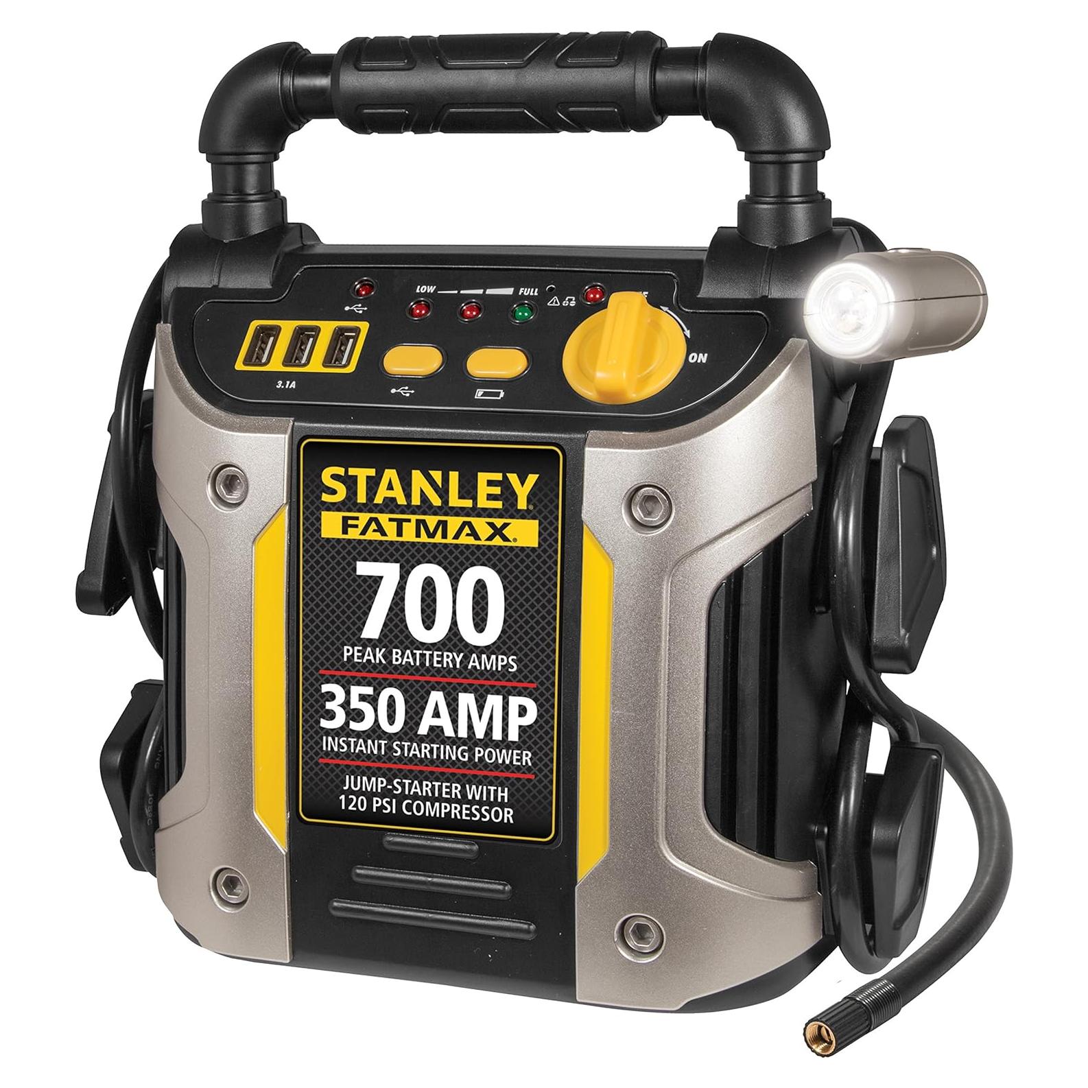 Arrancador Stanley J7CS 700A + Compresor y USB