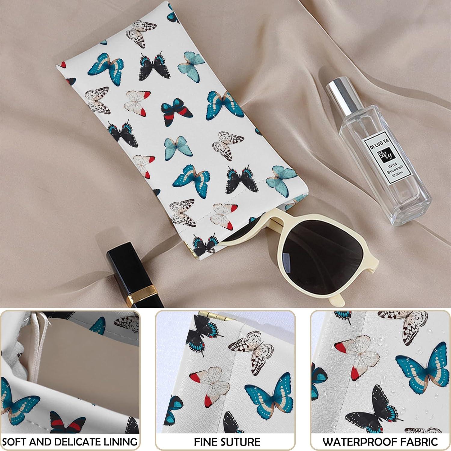 Estuches de Gafas de Sol BHAHB 2 PCS con Paño de Limpieza