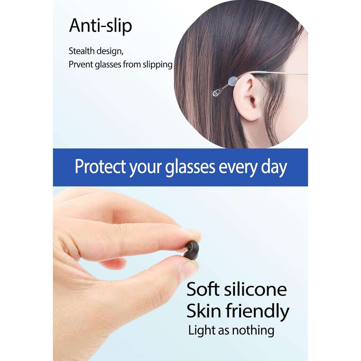 Agarraderas de Gafas Lvvfit Silicona Antideslizante 10 Pares