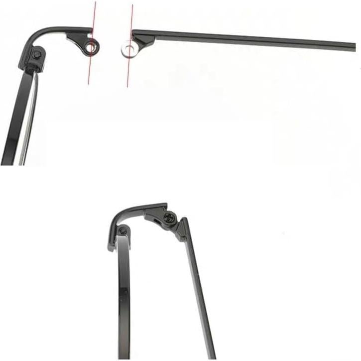 Piernas de Reemplazo para Gafas Clony - Negro, 138 mm