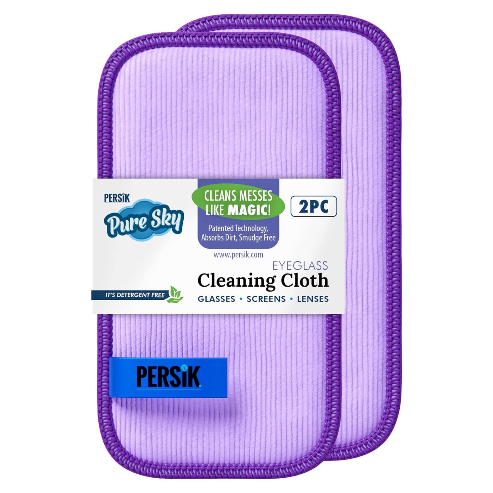 Paño Limpiador de Gafas Pure-Sky - Microfibra Ultra 2 Pzas