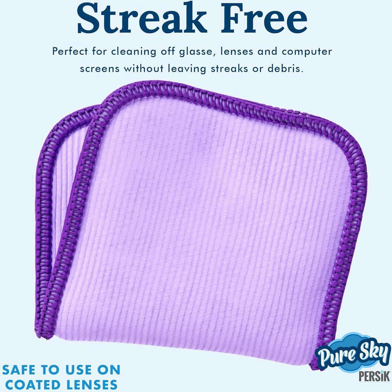 Paño Limpiador de Gafas Pure-Sky - Microfibra Ultra 2 Pzas