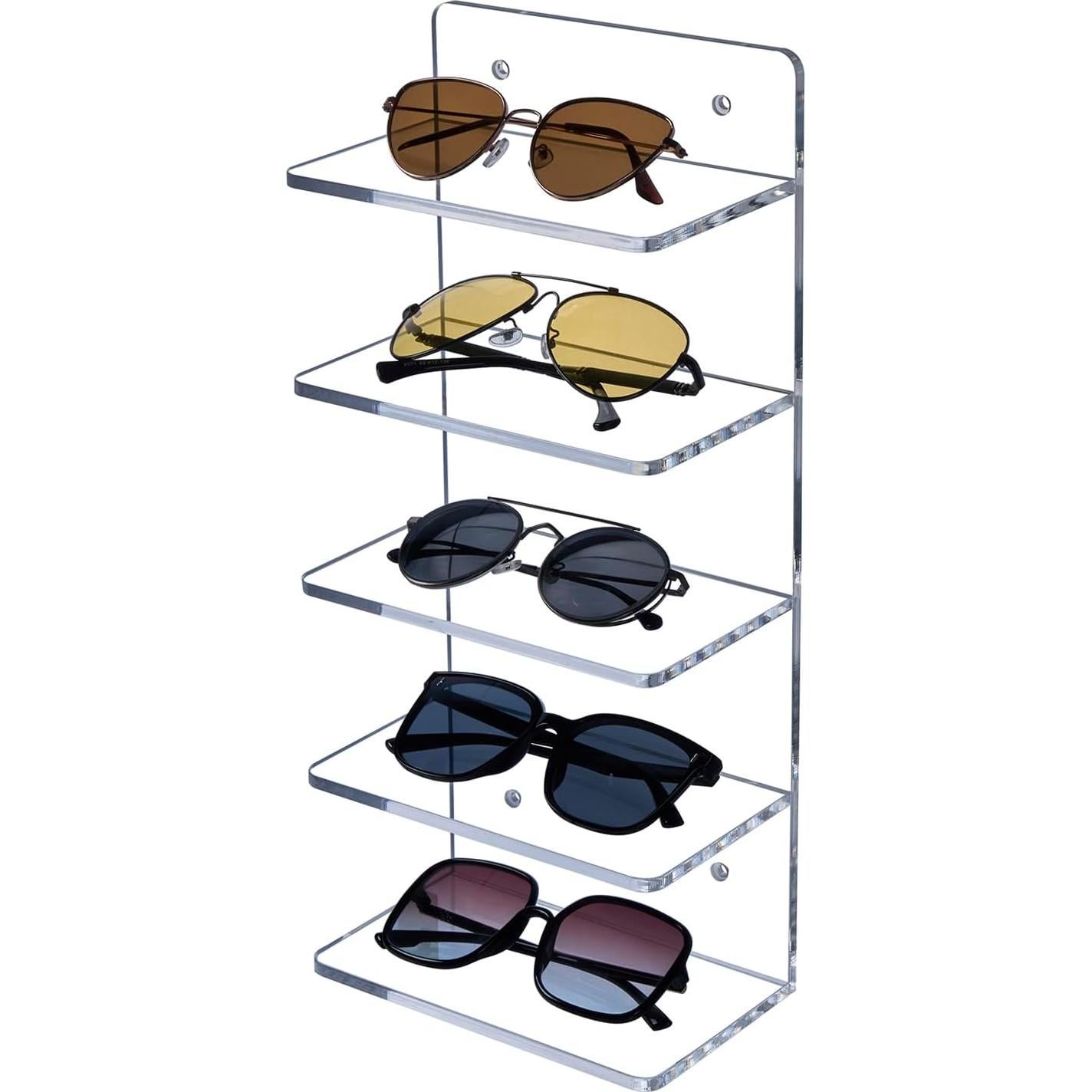 Soporte para Gafas de Sol MyGift 5 Niveles Acrílico Transparente
