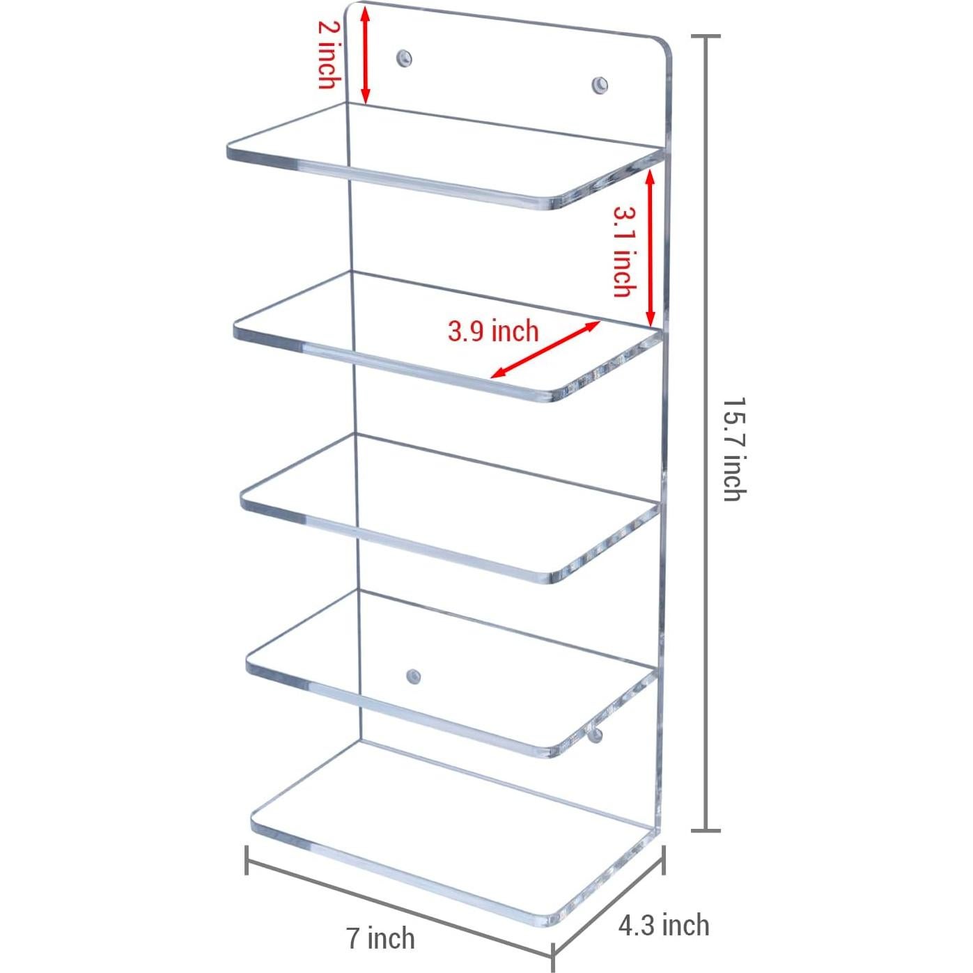 Soporte para Gafas MyGift Acrílico Transparente 5 Niveles