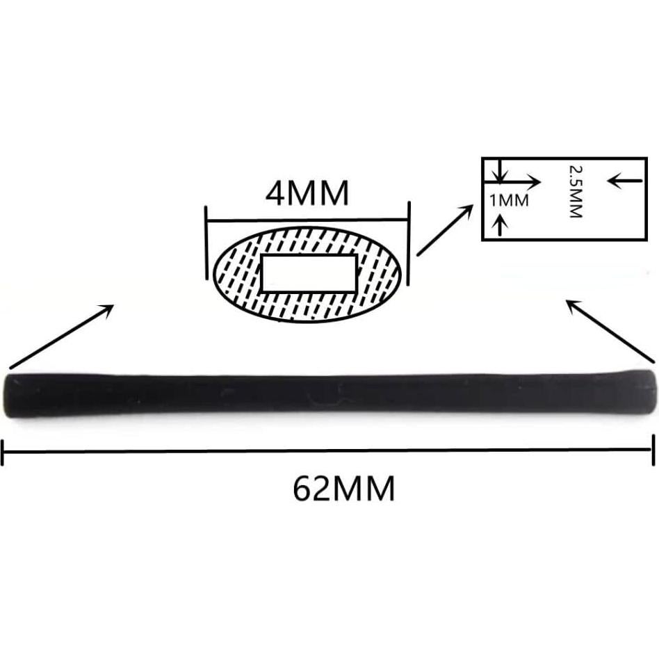 Calcetines de Templo NicelyFit para Gafas Oakley Clubface OX3102