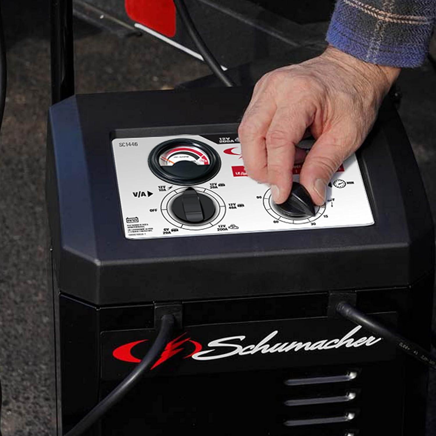 Cargador y Arrancador Schumacher SC1446 200A 12V Manual