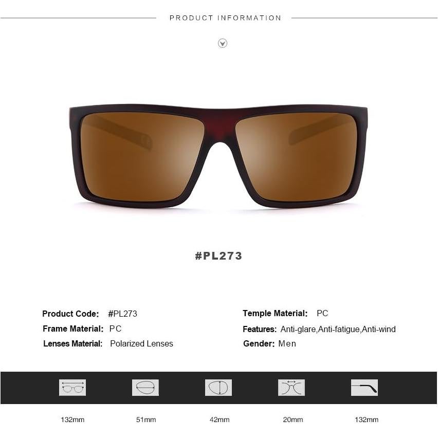 Gafas de sol polarizadas 2020 VentiVenti UV400 para hombres