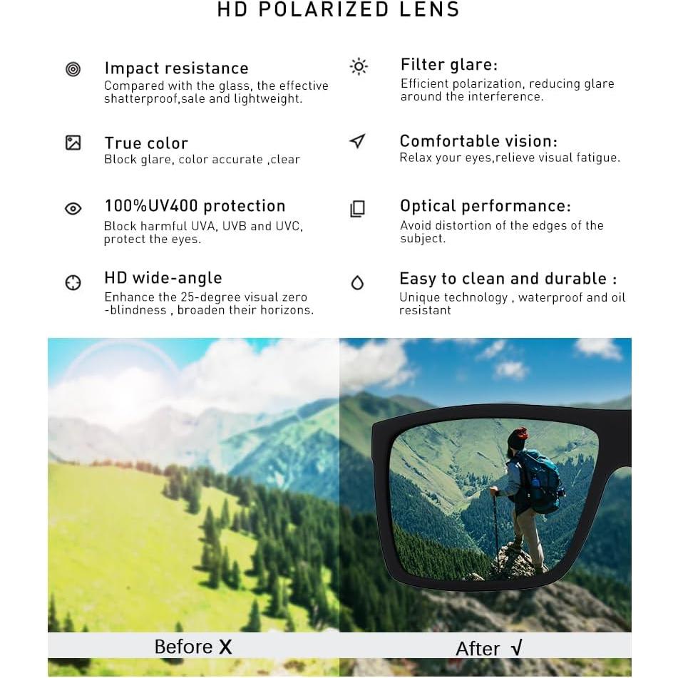 Gafas de sol polarizadas 2020 VentiVenti UV400 para hombres