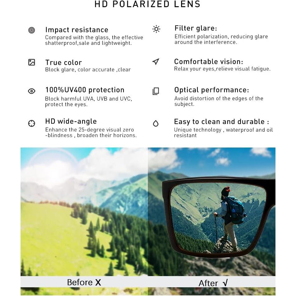 Gafas de Sol Polarizadas 2020 VentiVenti UV400 Hombres